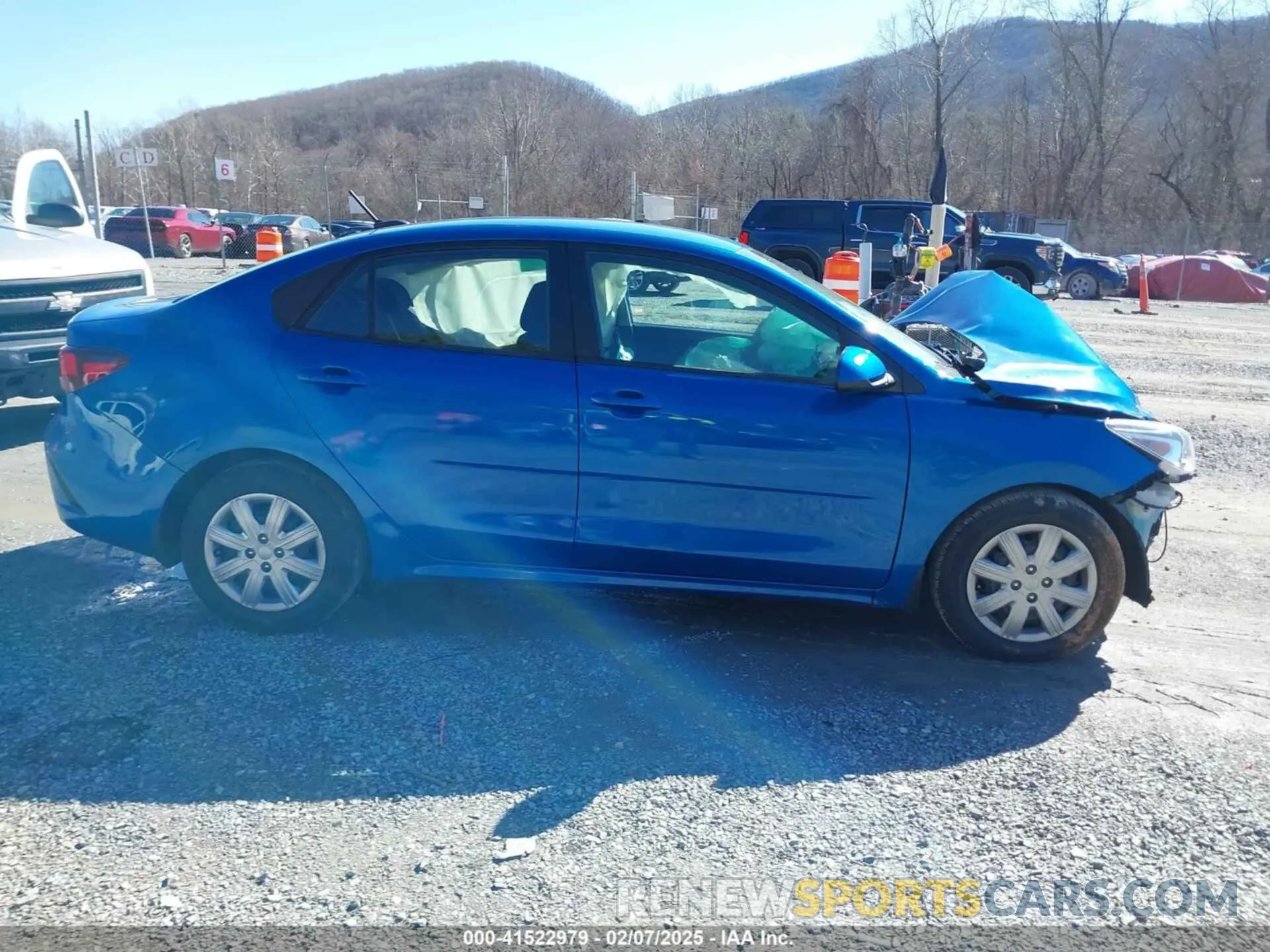 13 Photograph of a damaged car 3KPA24AD6ME429518 KIA RIO 2021