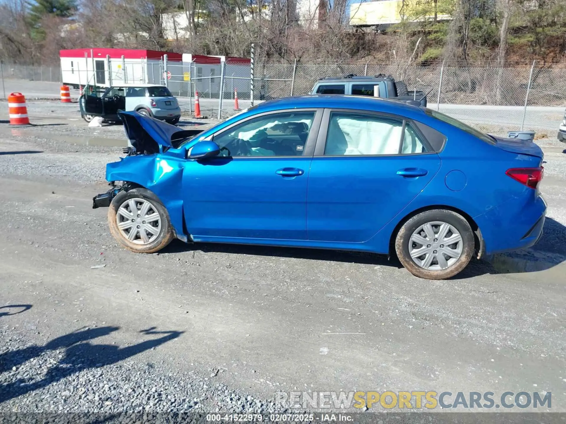 14 Photograph of a damaged car 3KPA24AD6ME429518 KIA RIO 2021