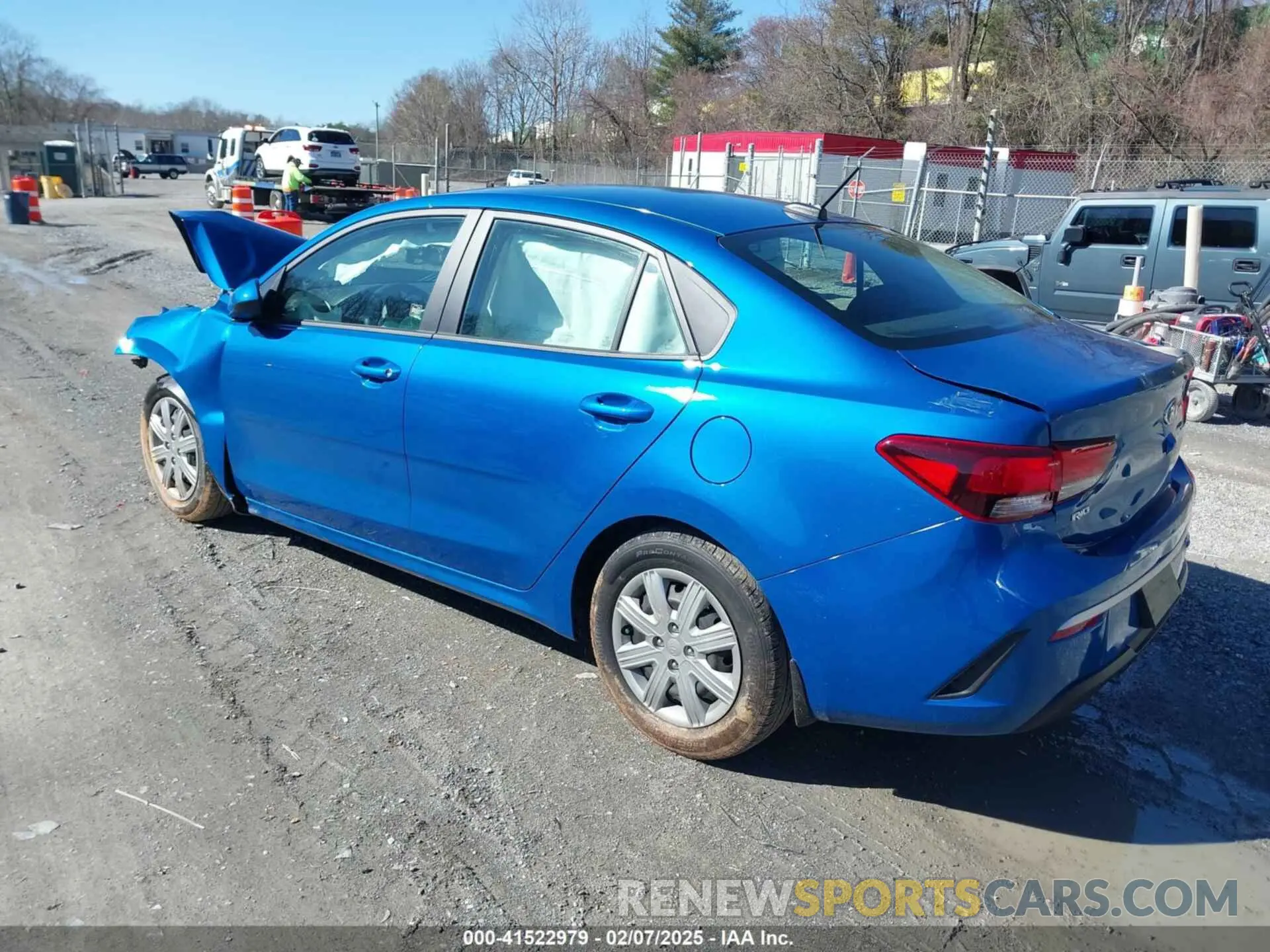 3 Photograph of a damaged car 3KPA24AD6ME429518 KIA RIO 2021