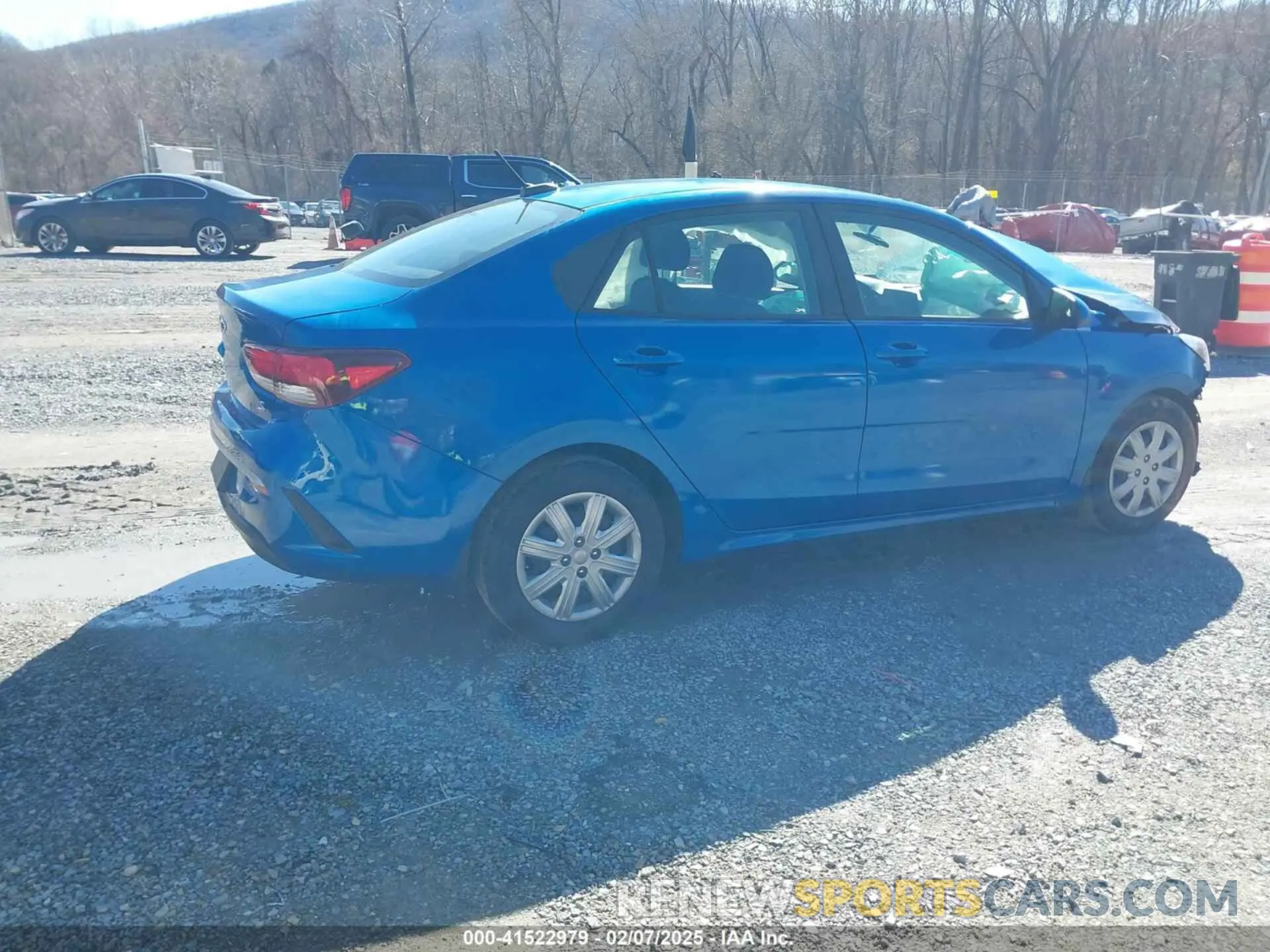 4 Photograph of a damaged car 3KPA24AD6ME429518 KIA RIO 2021