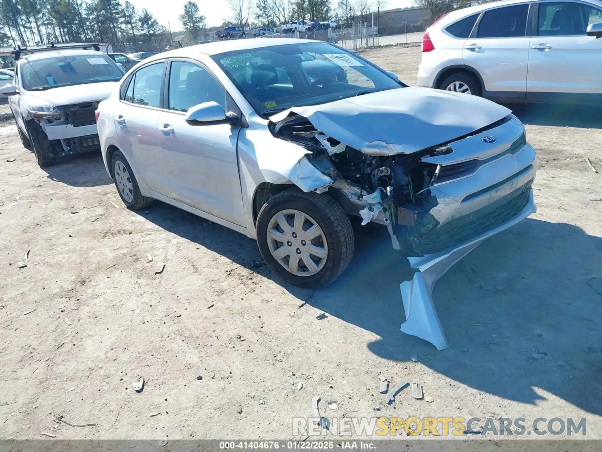 1 Photograph of a damaged car 3KPA24AD7ME374089 KIA RIO 2021