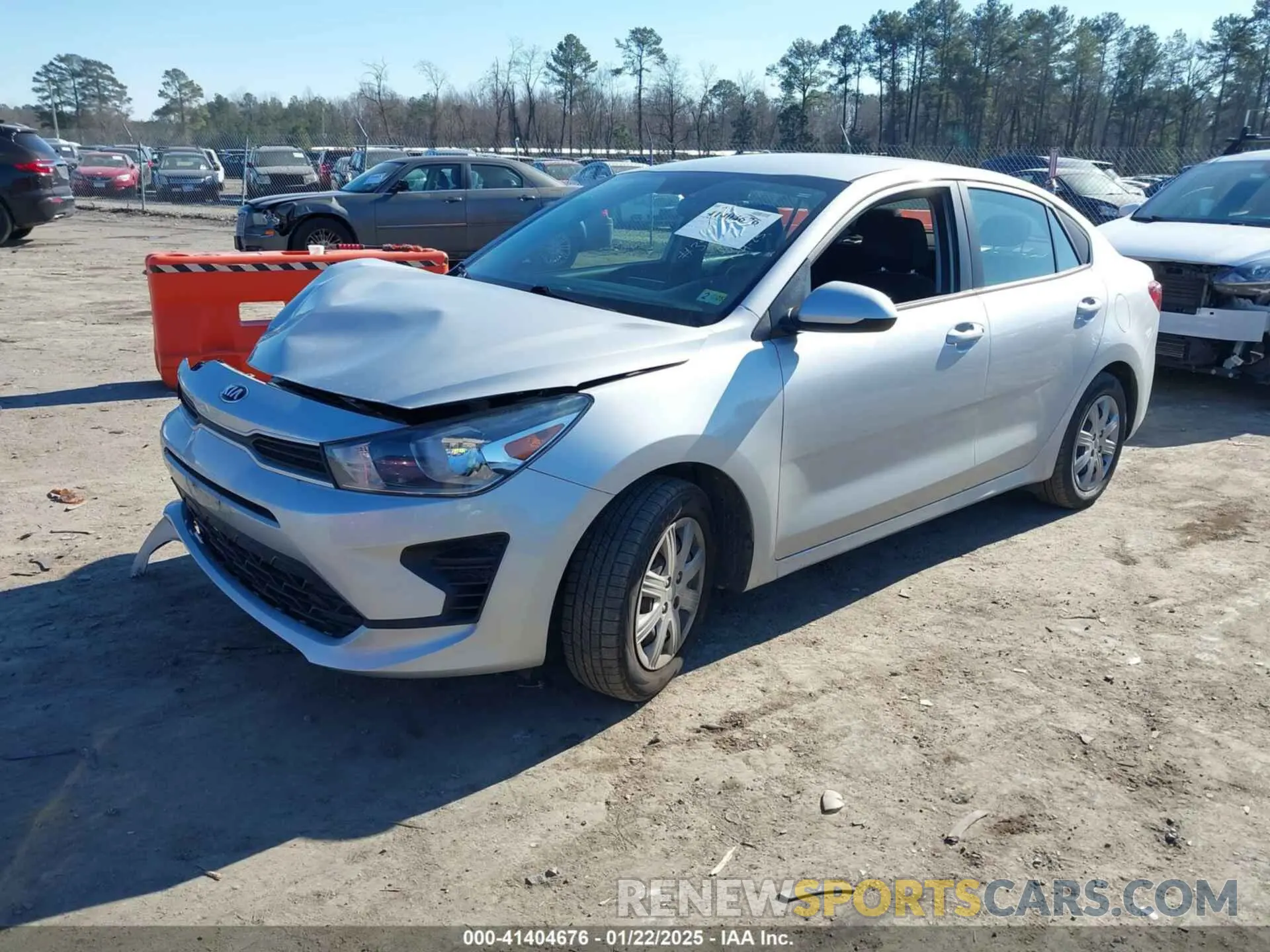 2 Photograph of a damaged car 3KPA24AD7ME374089 KIA RIO 2021