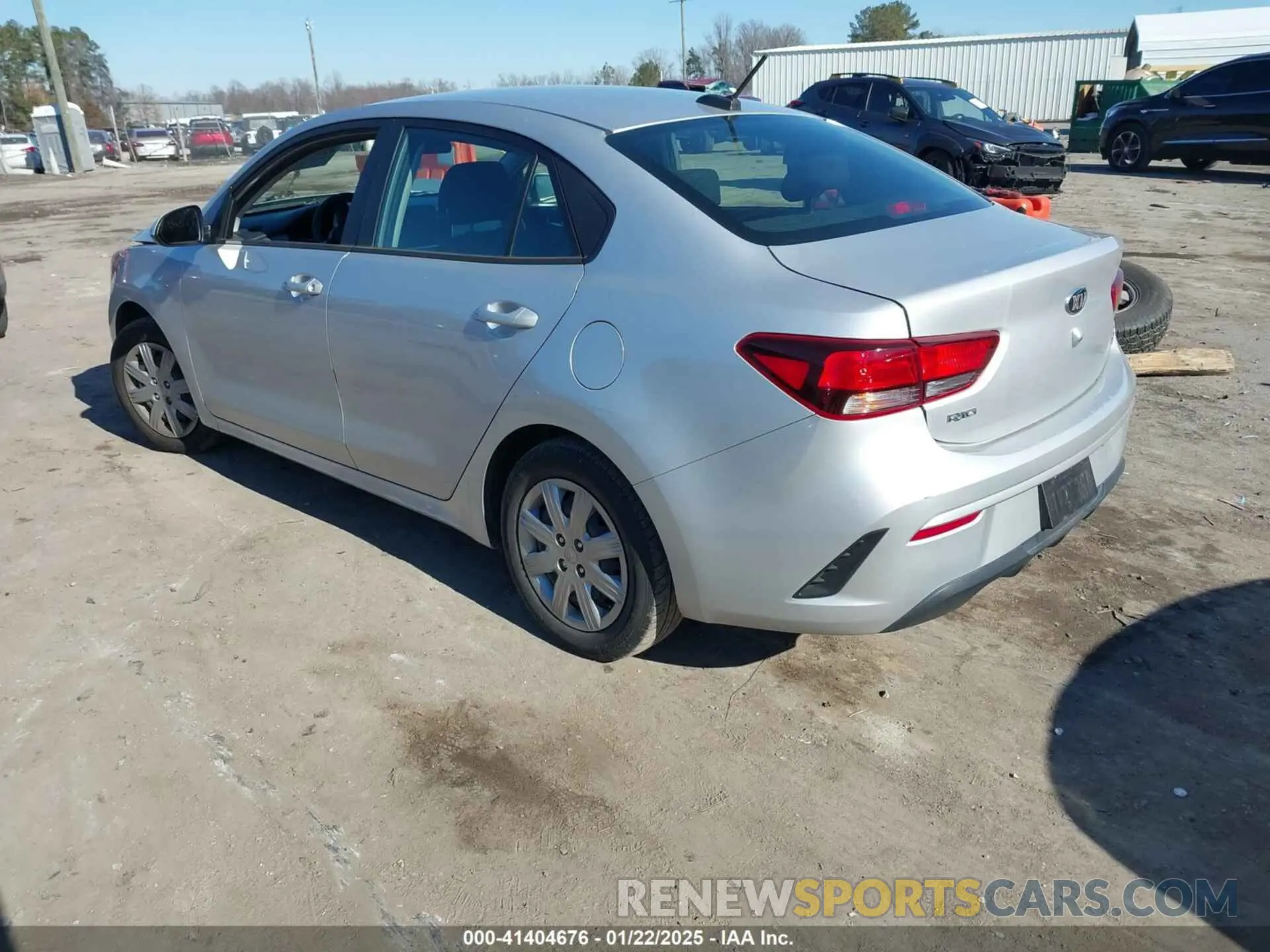 3 Photograph of a damaged car 3KPA24AD7ME374089 KIA RIO 2021