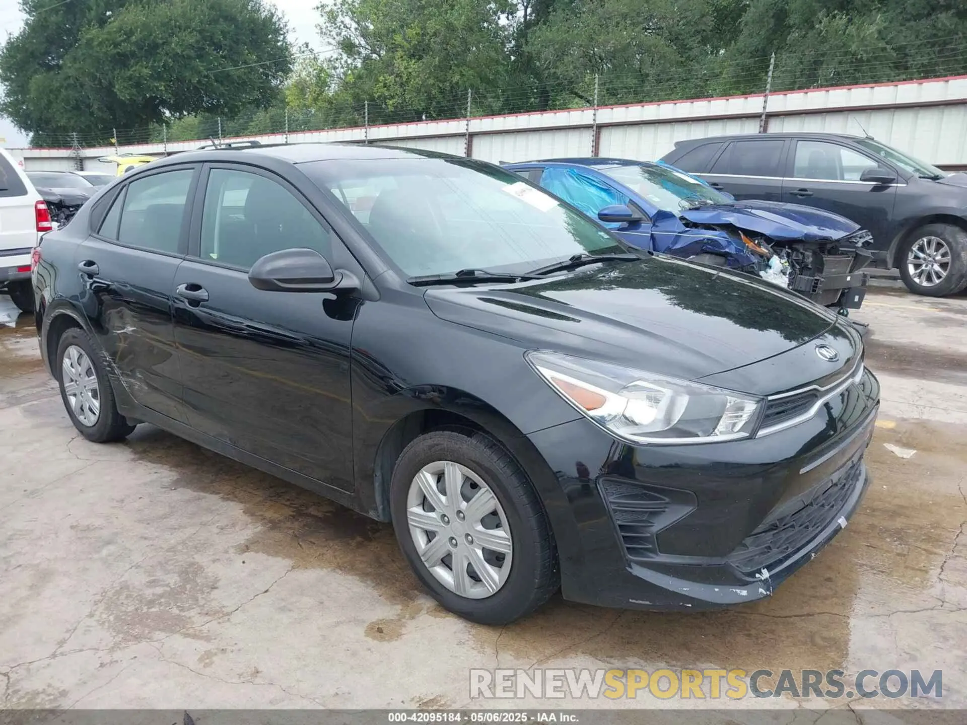 1 Photograph of a damaged car 3KPA24AD7ME412730 KIA RIO 2021