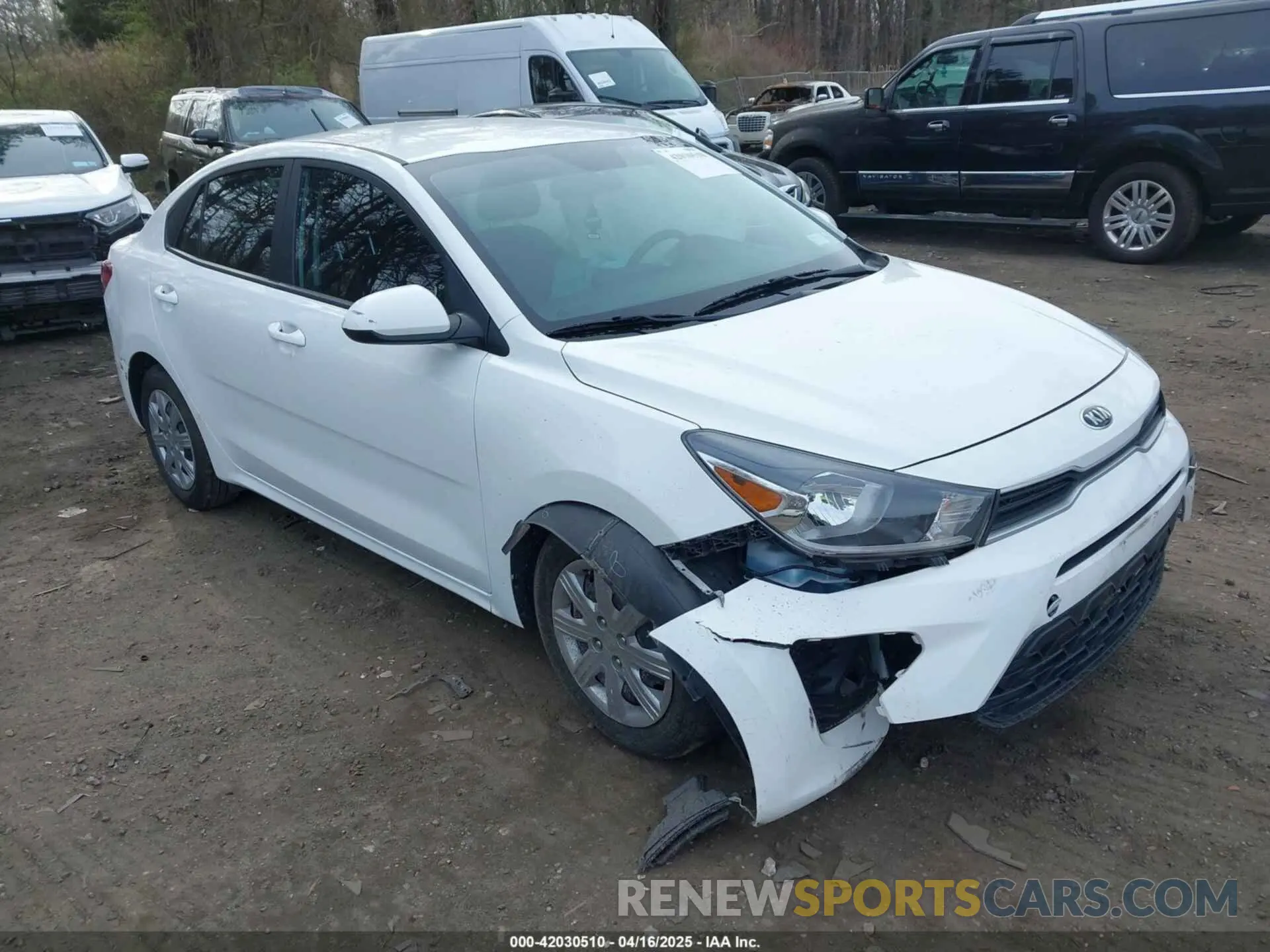 1 Photograph of a damaged car 3KPA24AD7ME420438 KIA RIO 2021