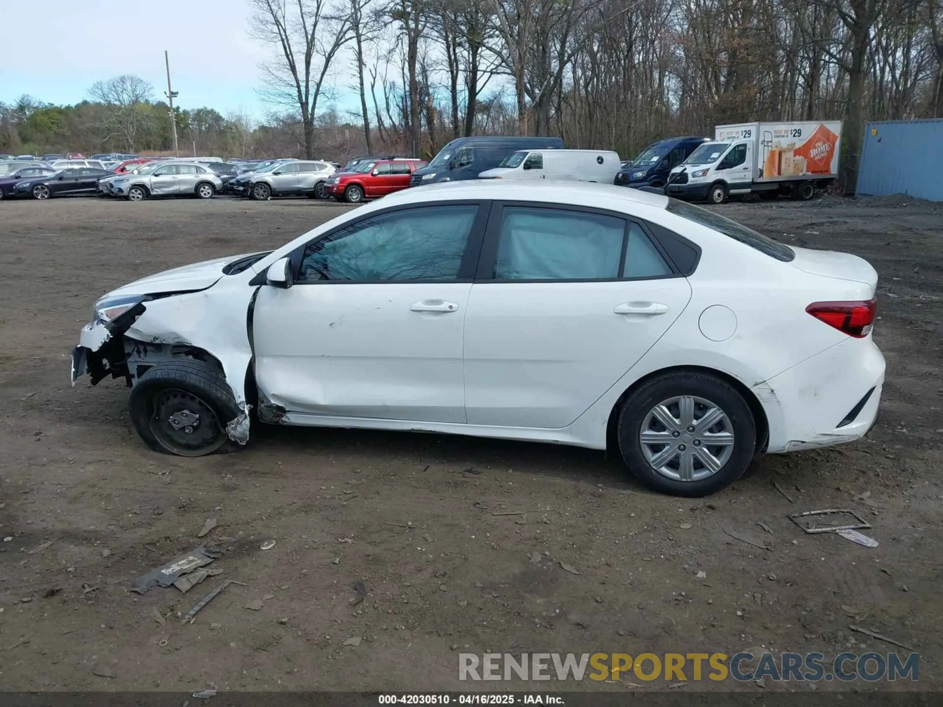 13 Photograph of a damaged car 3KPA24AD7ME420438 KIA RIO 2021