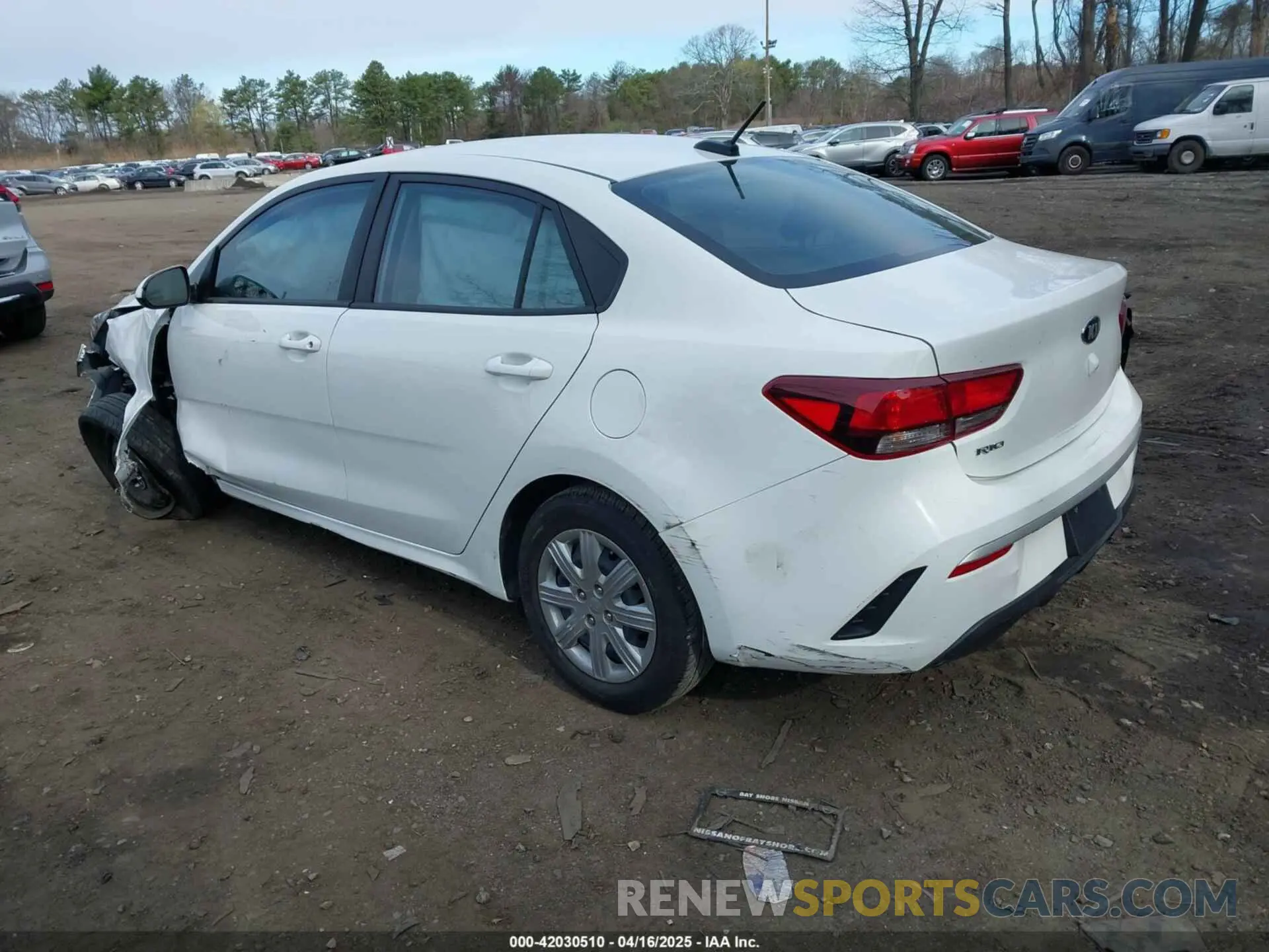 3 Photograph of a damaged car 3KPA24AD7ME420438 KIA RIO 2021