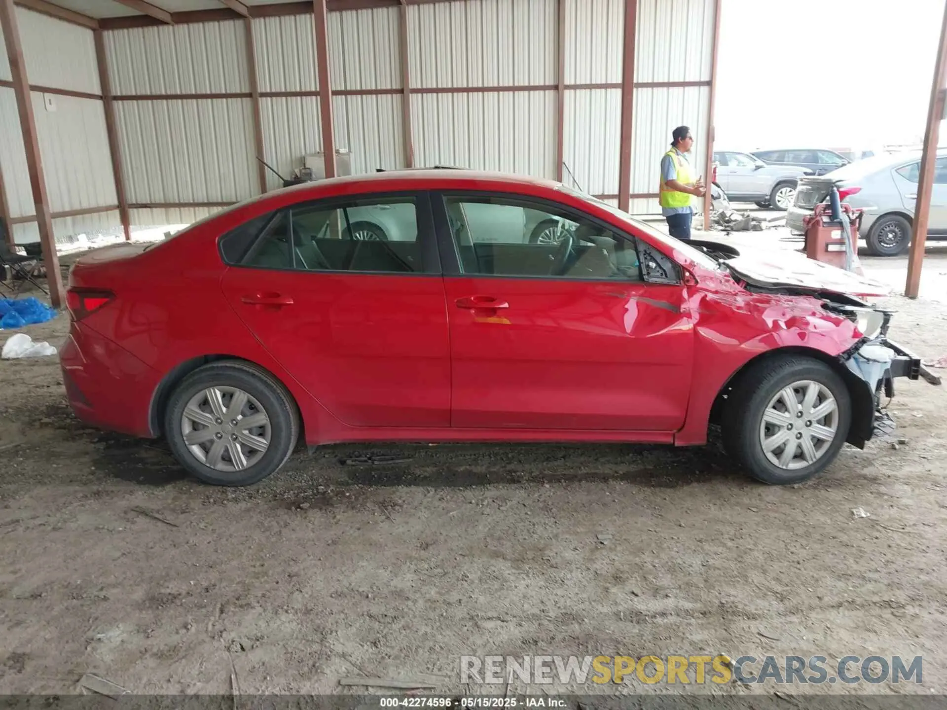 12 Photograph of a damaged car 3KPA24AD8ME366096 KIA RIO 2021