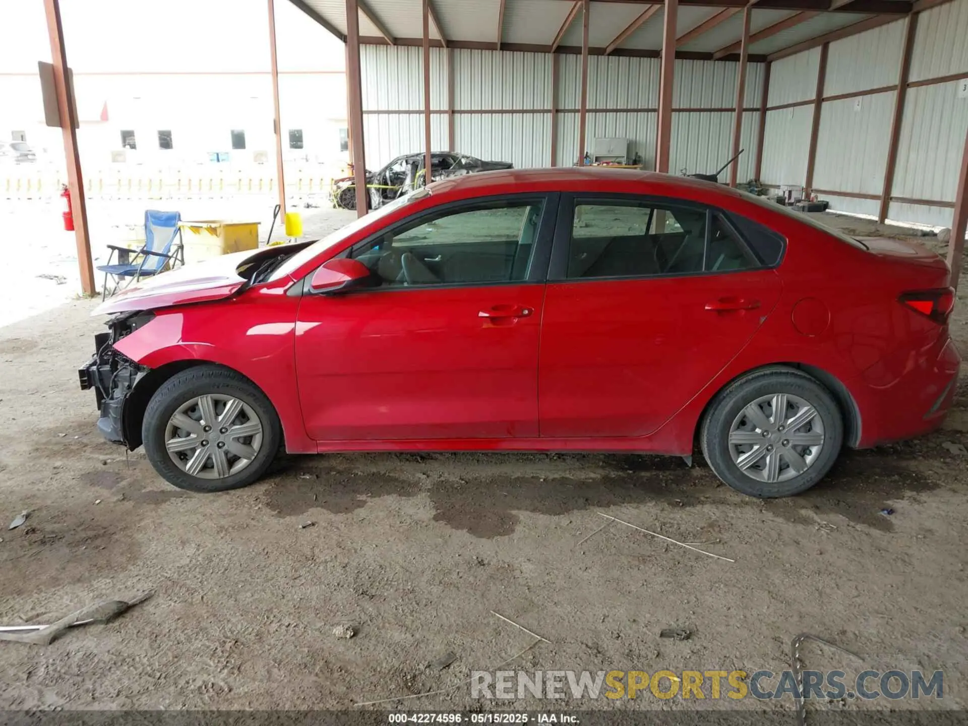 13 Photograph of a damaged car 3KPA24AD8ME366096 KIA RIO 2021