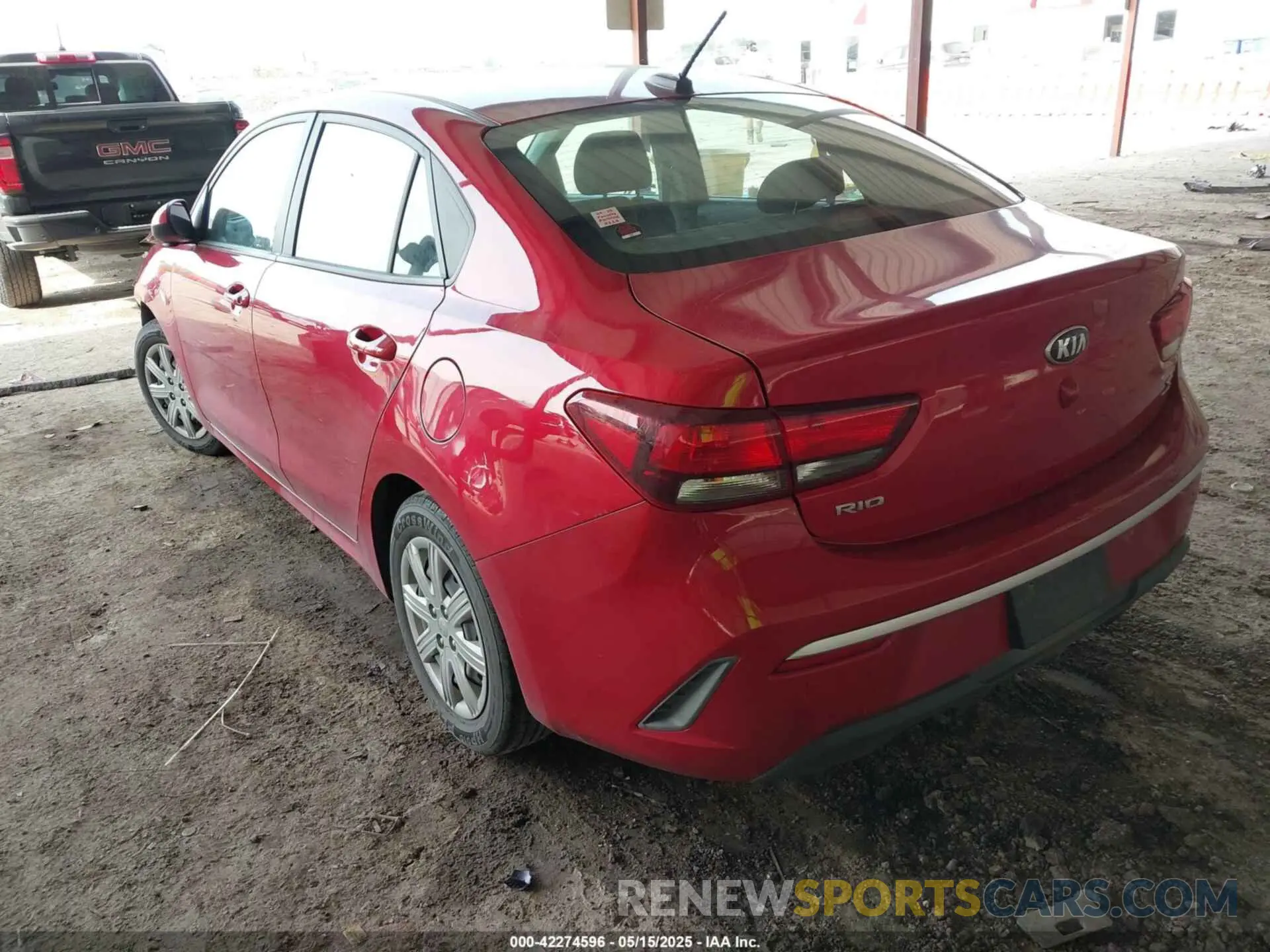 3 Photograph of a damaged car 3KPA24AD8ME366096 KIA RIO 2021