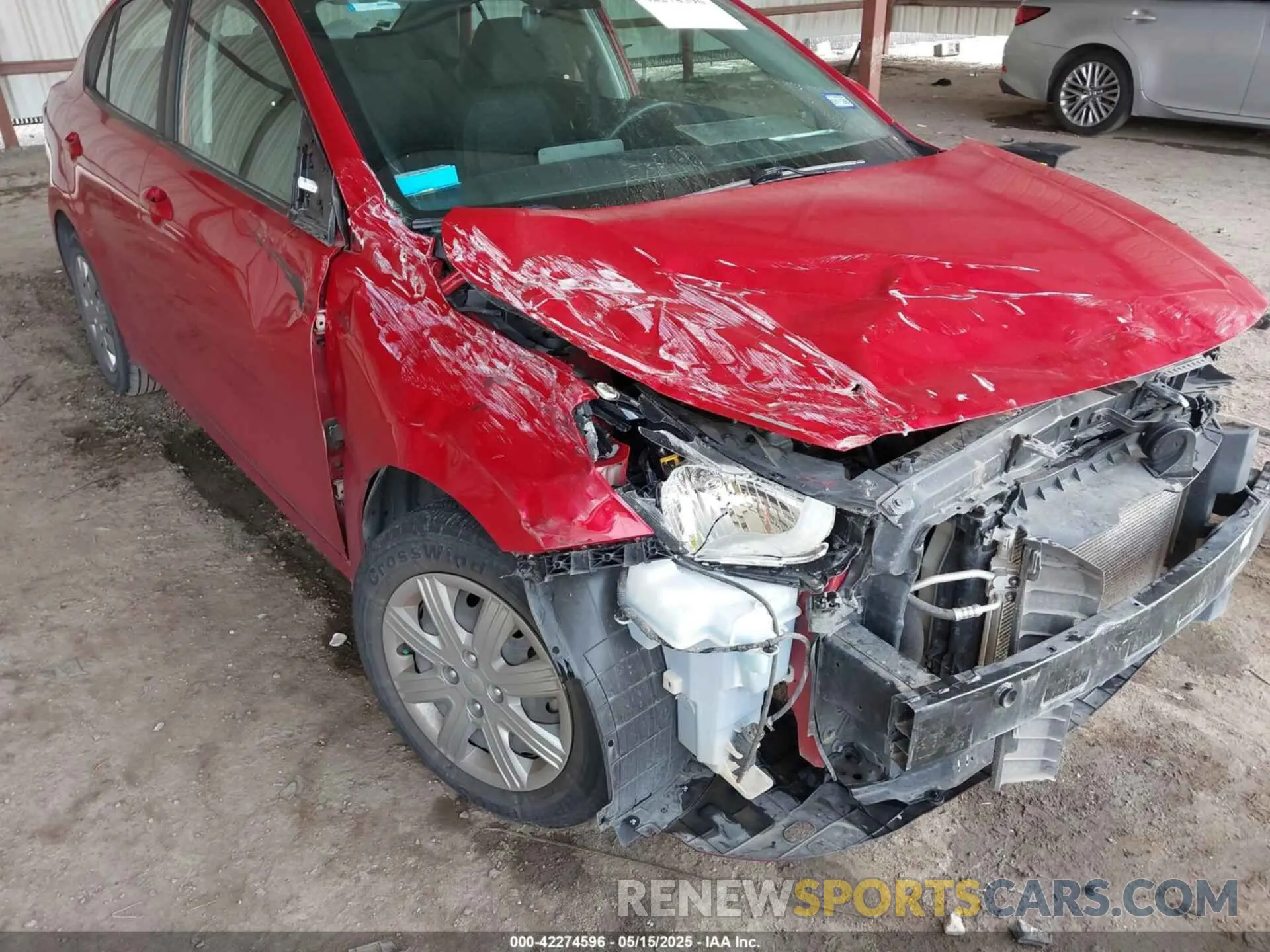 6 Photograph of a damaged car 3KPA24AD8ME366096 KIA RIO 2021
