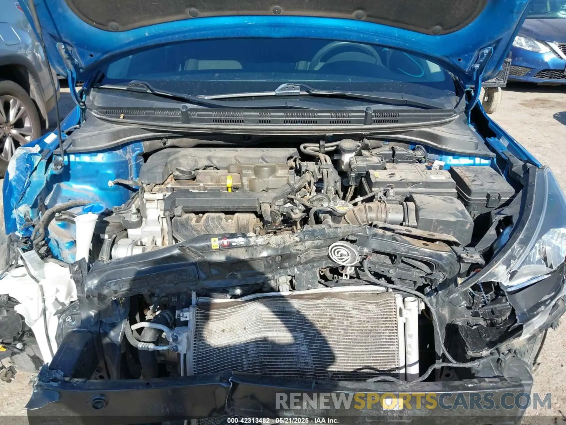 10 Photograph of a damaged car 3KPA24AD8ME387756 KIA RIO 2021