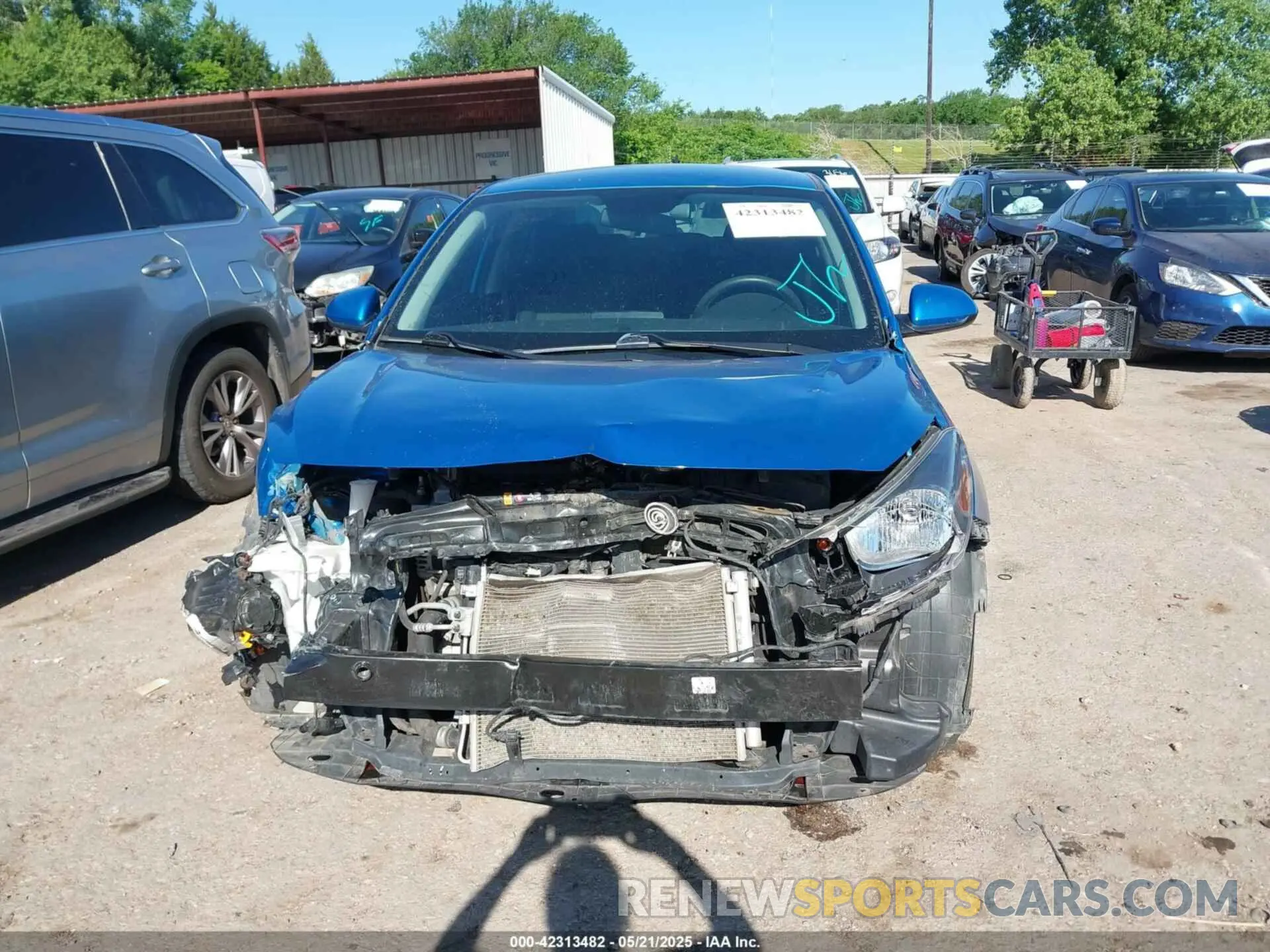 13 Photograph of a damaged car 3KPA24AD8ME387756 KIA RIO 2021