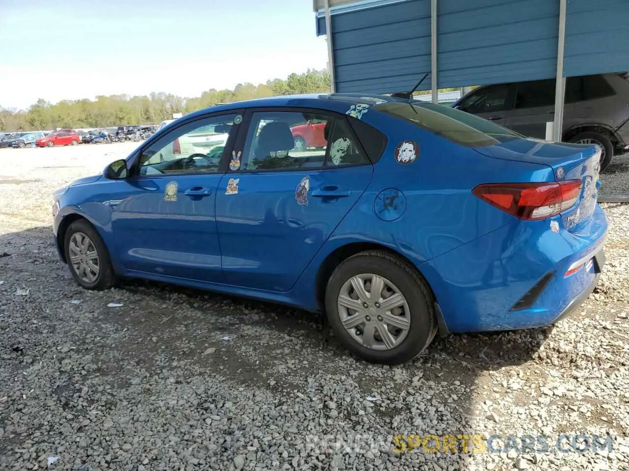 2 Photograph of a damaged car 3KPA24AD8ME395288 KIA RIO 2021