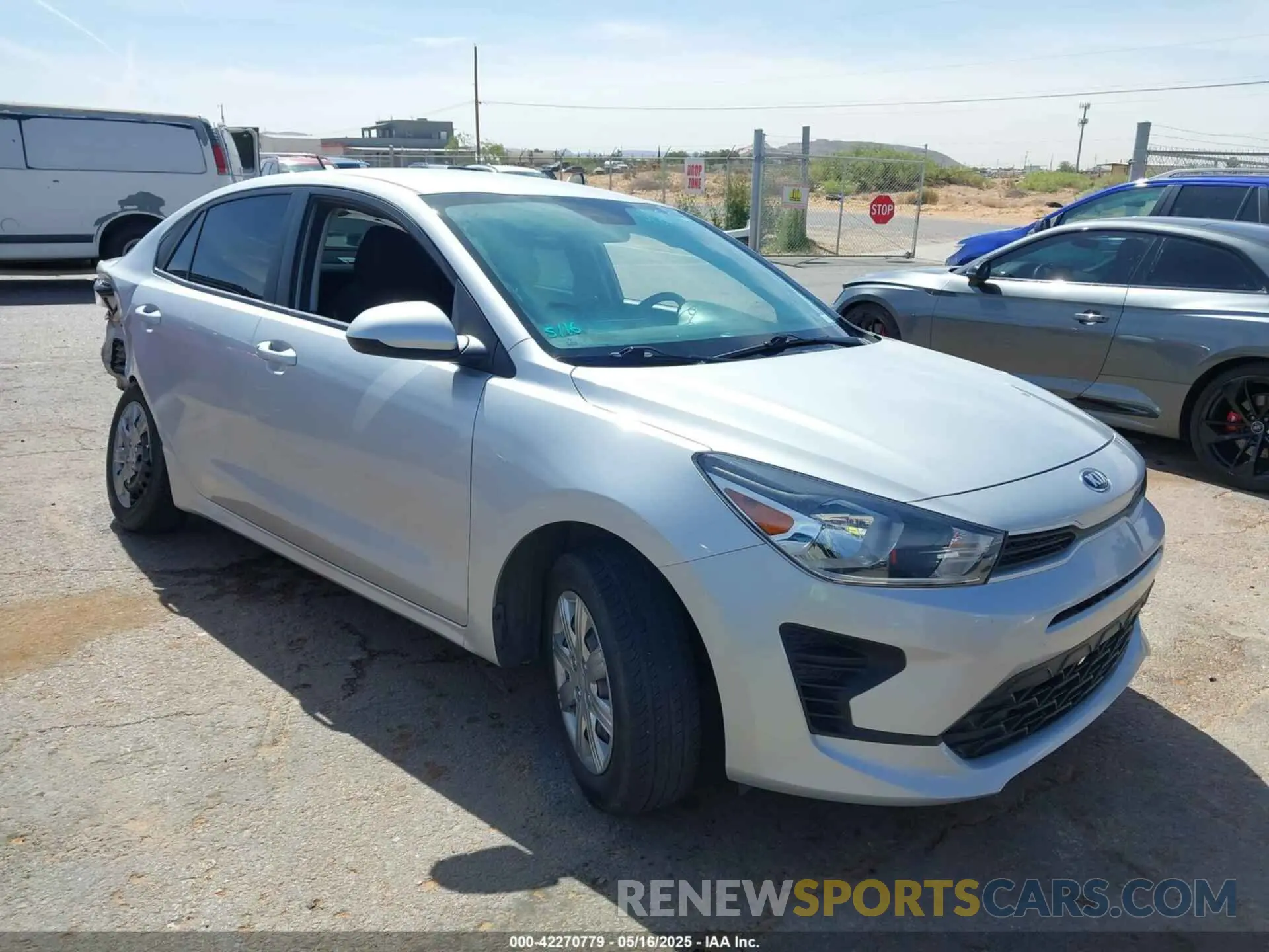 1 Photograph of a damaged car 3KPA24AD8ME395534 KIA RIO 2021