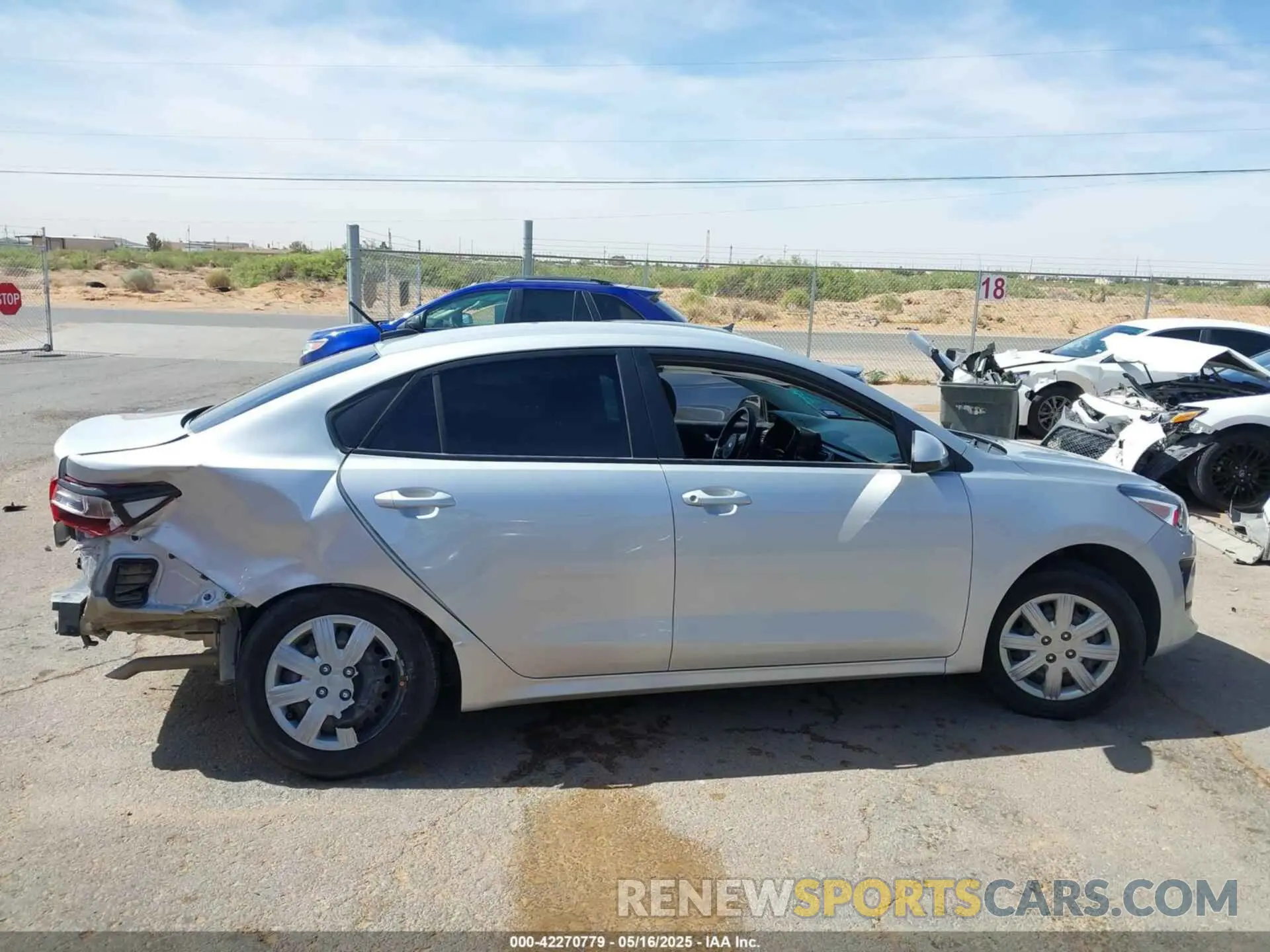 13 Photograph of a damaged car 3KPA24AD8ME395534 KIA RIO 2021