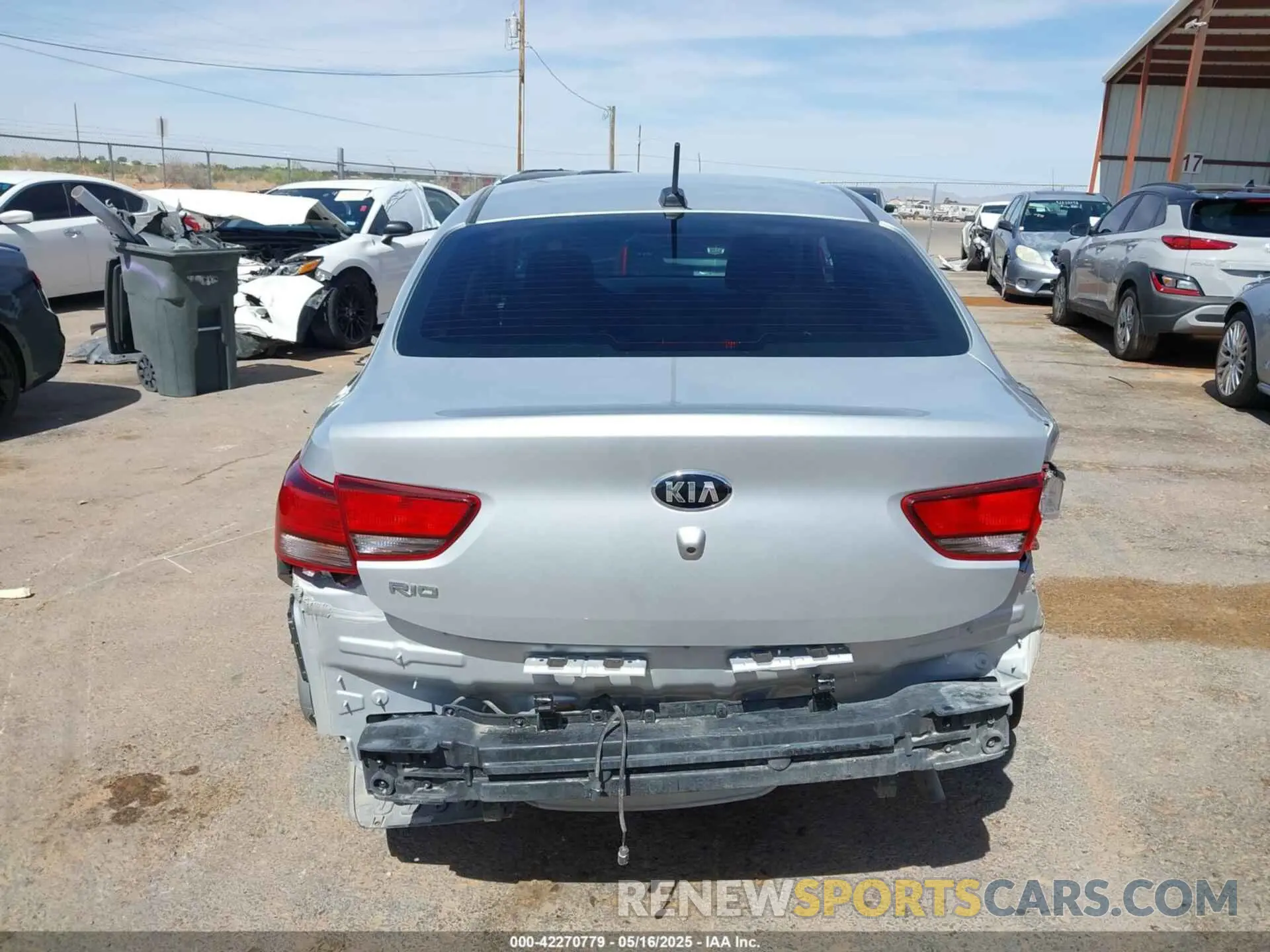 16 Photograph of a damaged car 3KPA24AD8ME395534 KIA RIO 2021