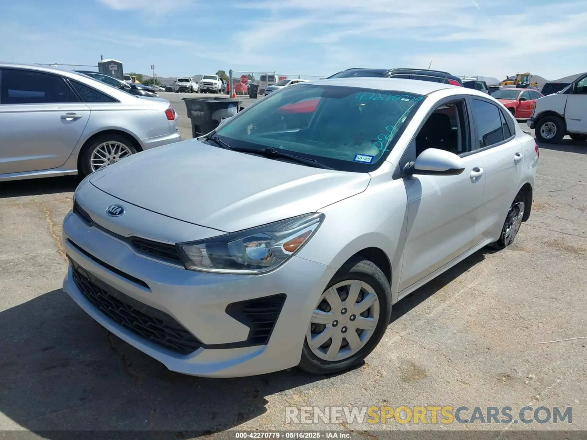 2 Photograph of a damaged car 3KPA24AD8ME395534 KIA RIO 2021
