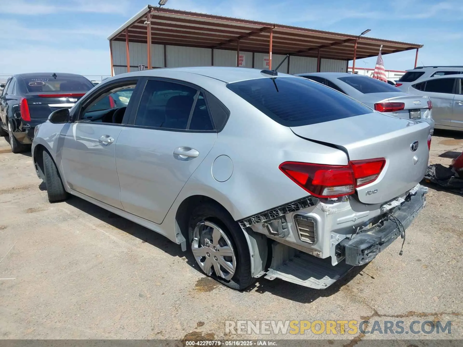 3 Photograph of a damaged car 3KPA24AD8ME395534 KIA RIO 2021