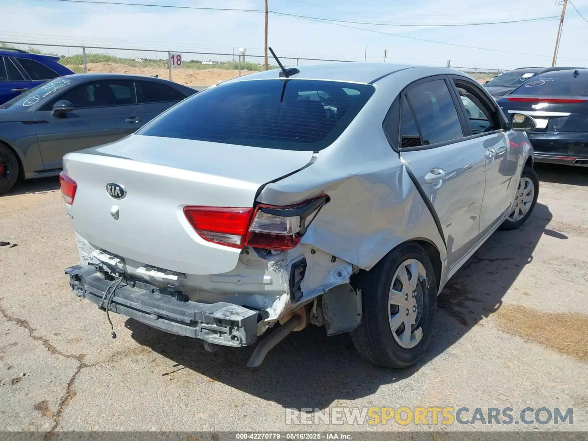 4 Photograph of a damaged car 3KPA24AD8ME395534 KIA RIO 2021