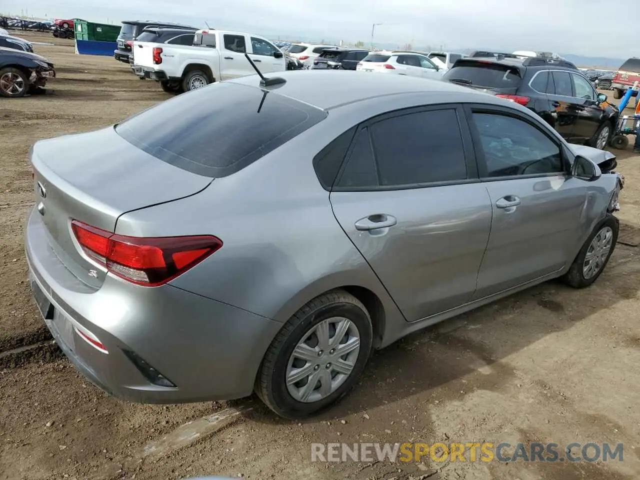3 Photograph of a damaged car 3KPA24AD8ME400313 KIA RIO 2021