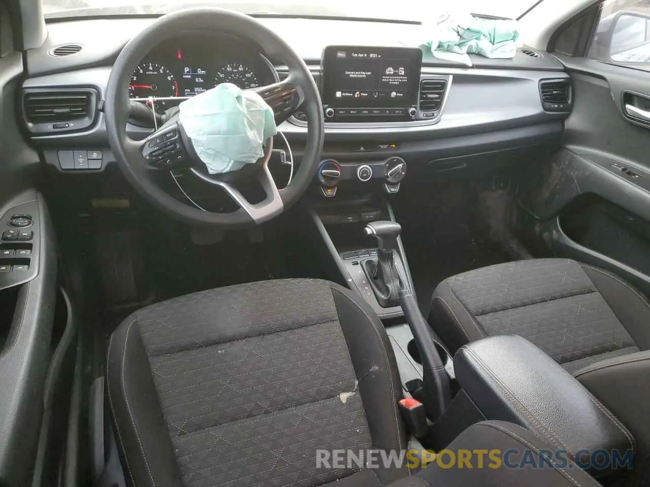 8 Photograph of a damaged car 3KPA24AD8ME400313 KIA RIO 2021