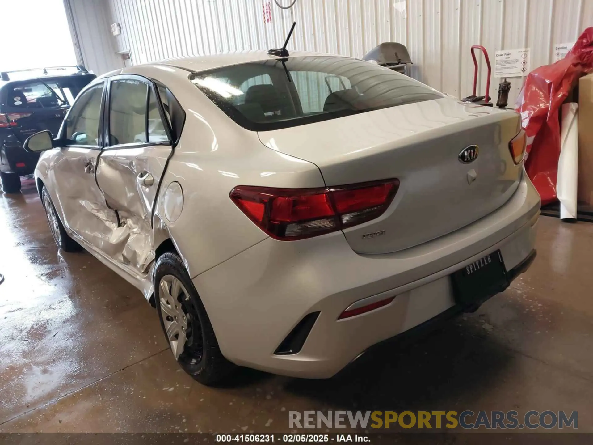 3 Photograph of a damaged car 3KPA24AD8ME413675 KIA RIO 2021