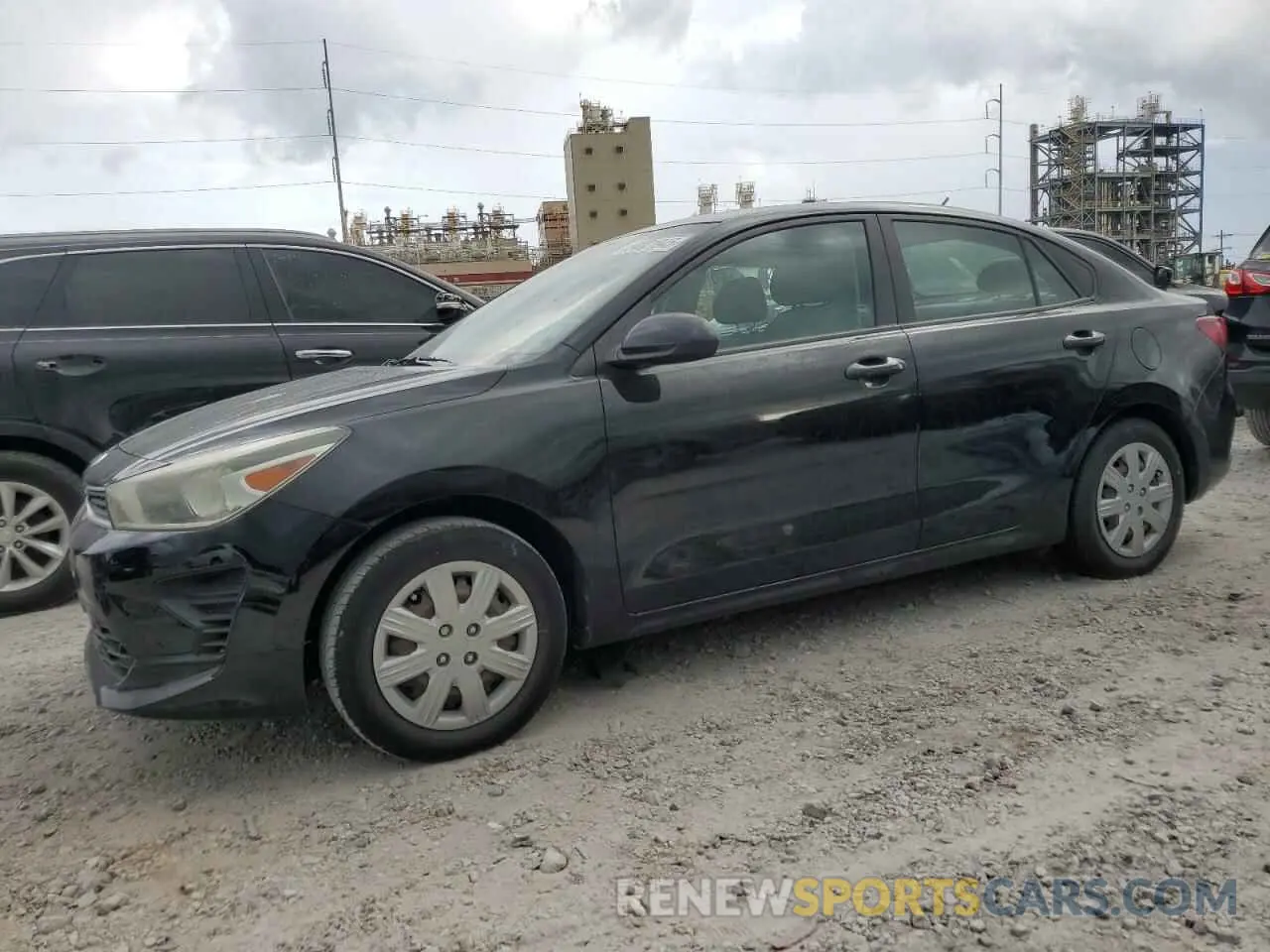 1 Photograph of a damaged car 3KPA24AD8ME424384 KIA RIO 2021