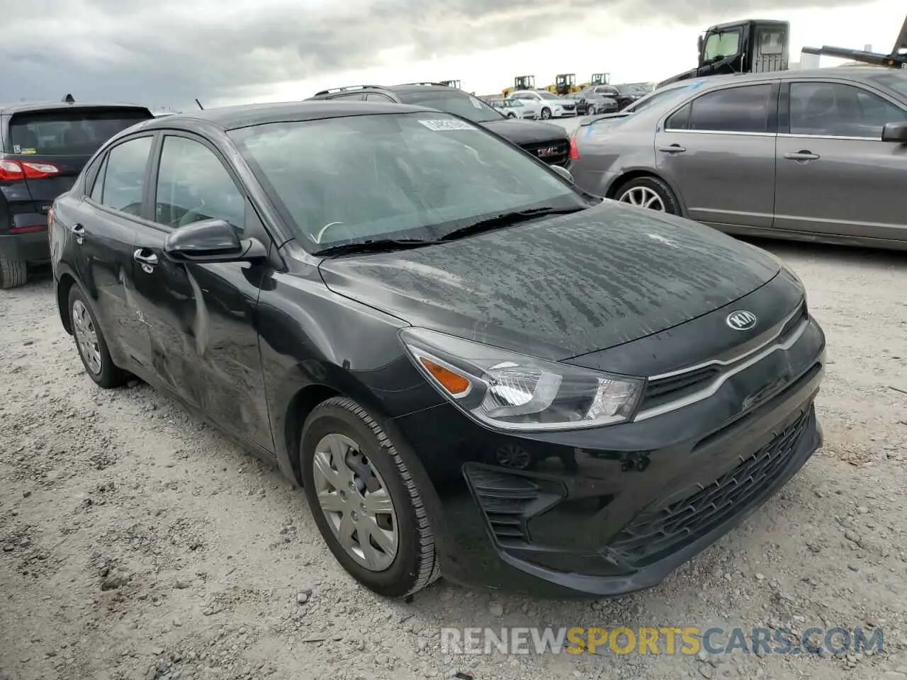 4 Photograph of a damaged car 3KPA24AD8ME424384 KIA RIO 2021