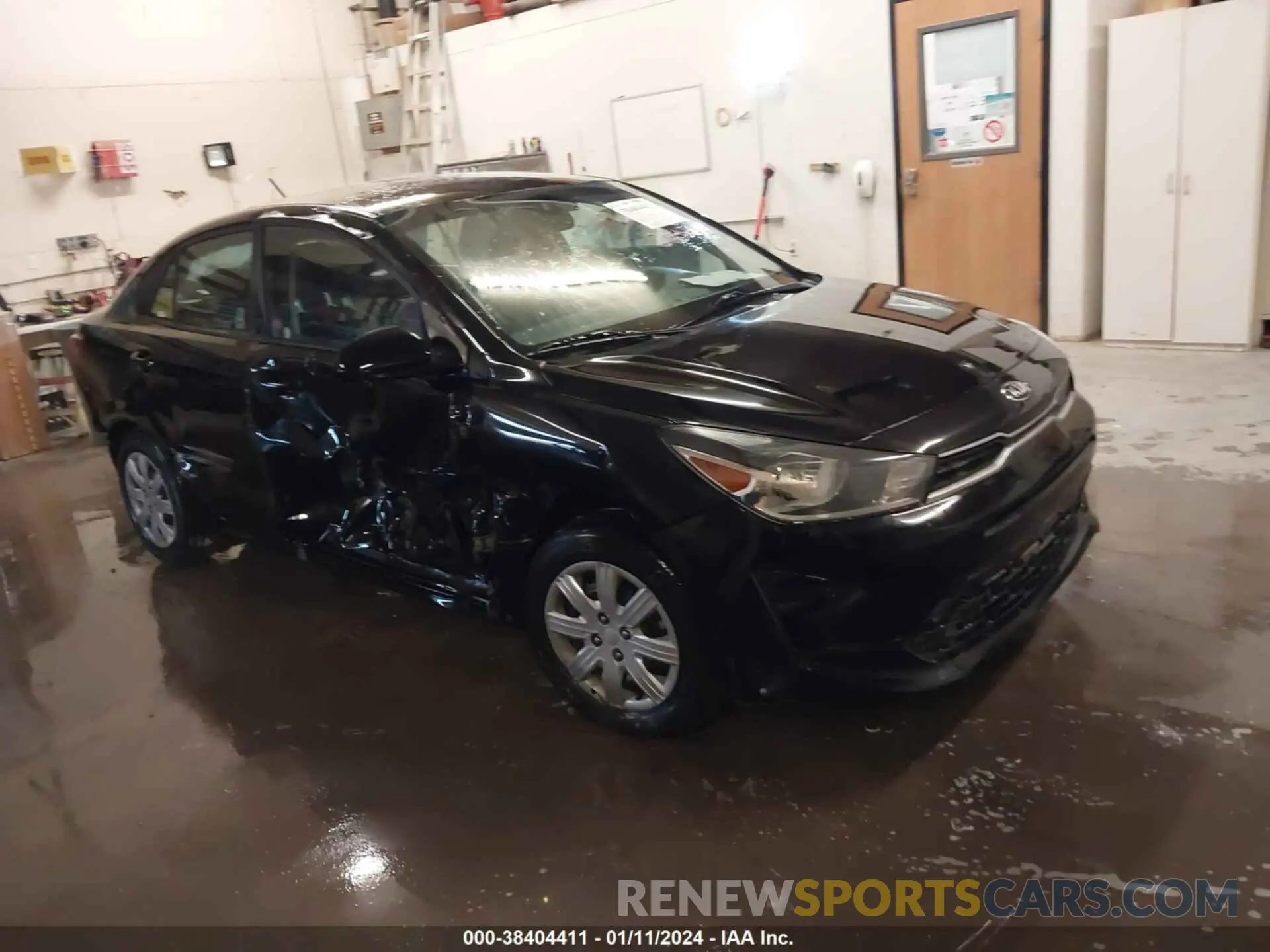 1 Photograph of a damaged car 3KPA24AD9ME385515 KIA RIO 2021