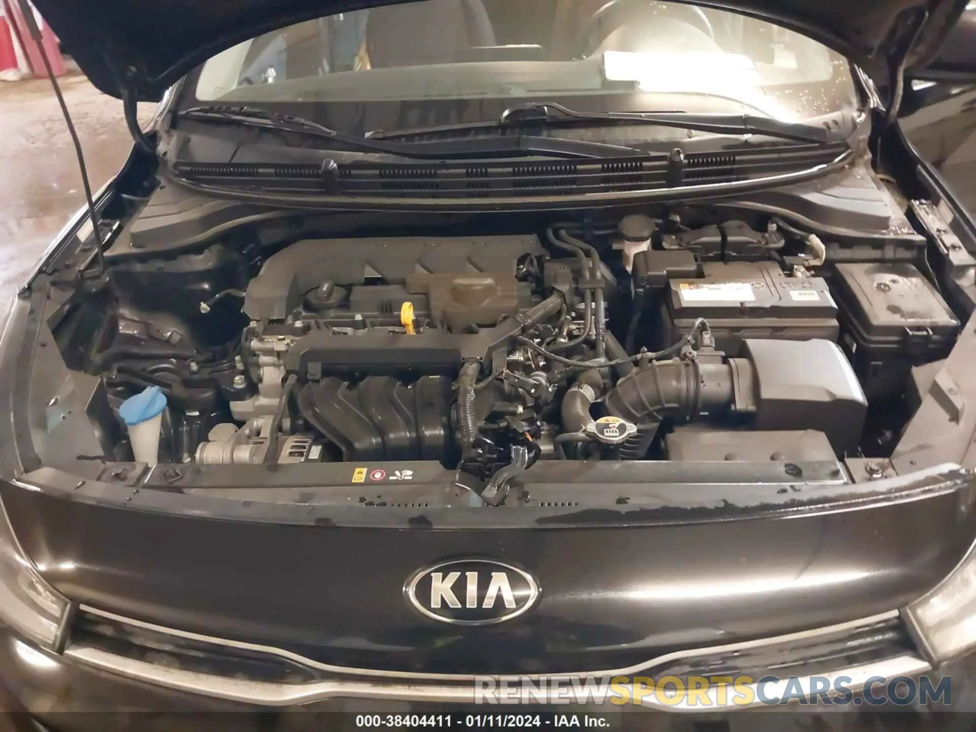 10 Photograph of a damaged car 3KPA24AD9ME385515 KIA RIO 2021