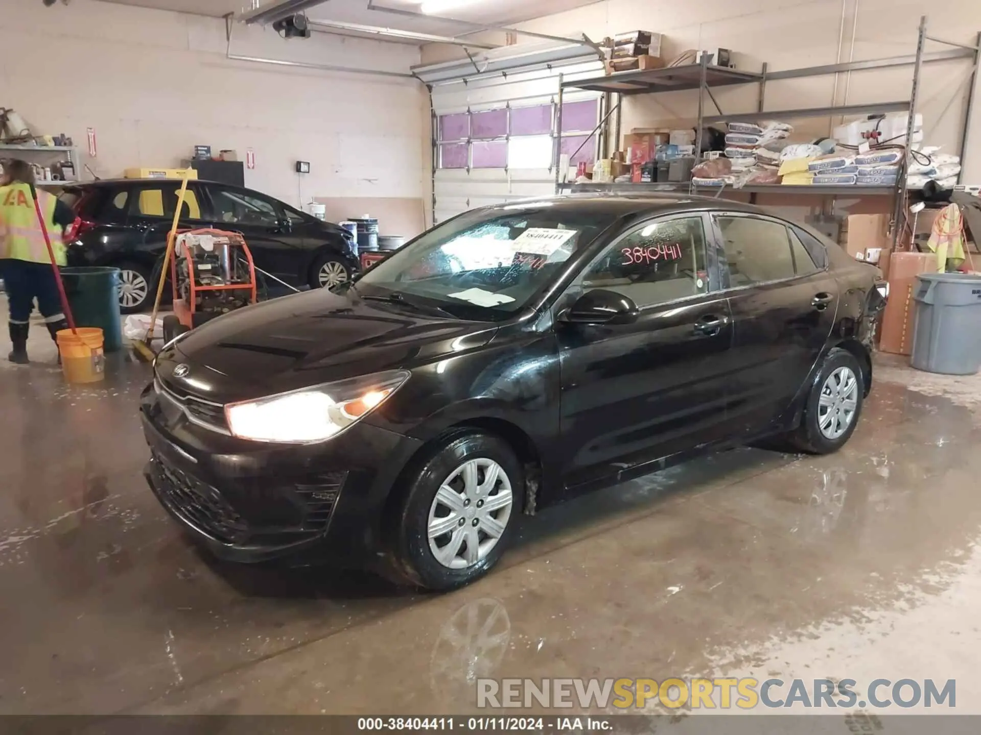 2 Photograph of a damaged car 3KPA24AD9ME385515 KIA RIO 2021