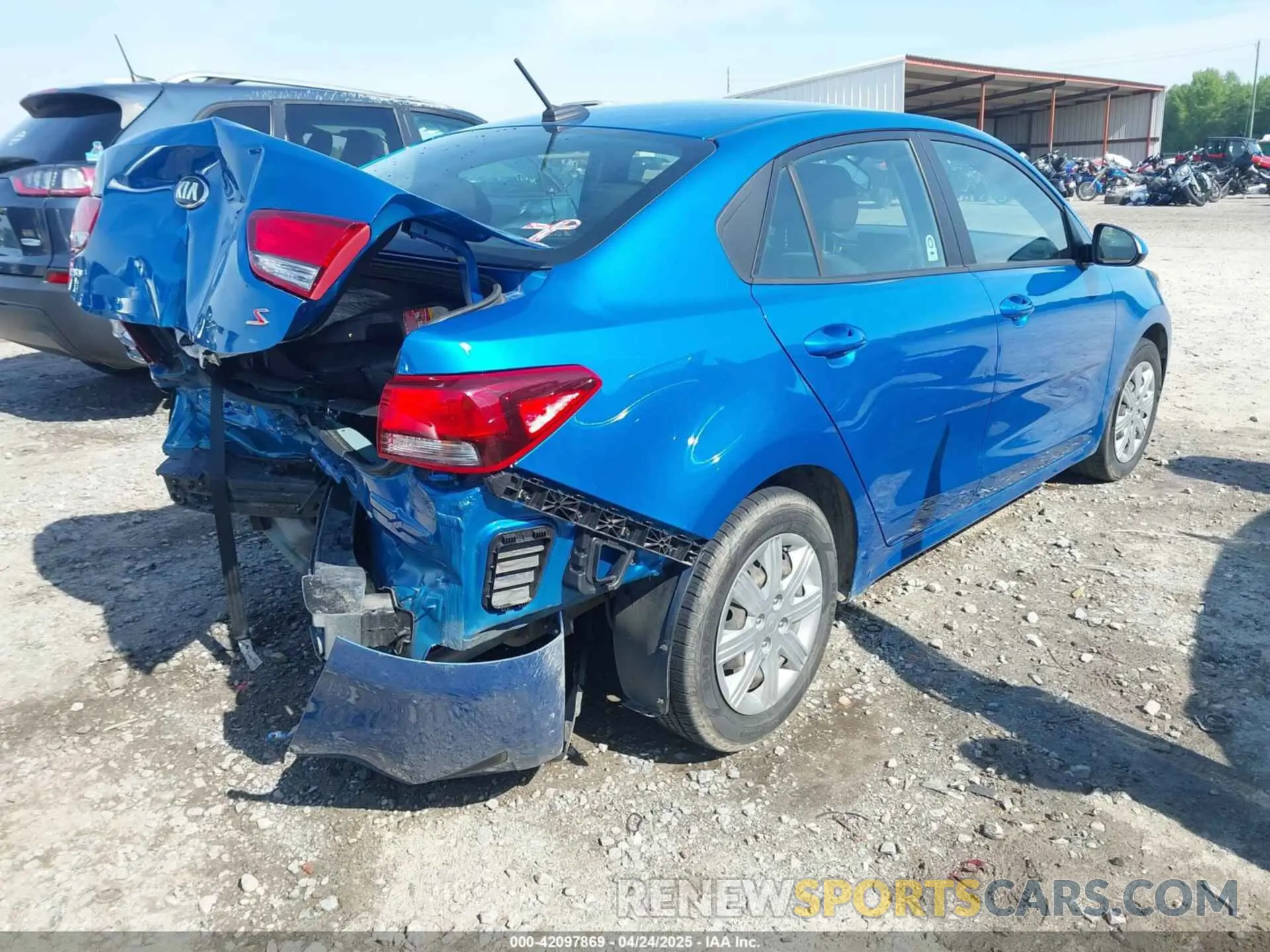 4 Photograph of a damaged car 3KPA24AD9ME392660 KIA RIO 2021