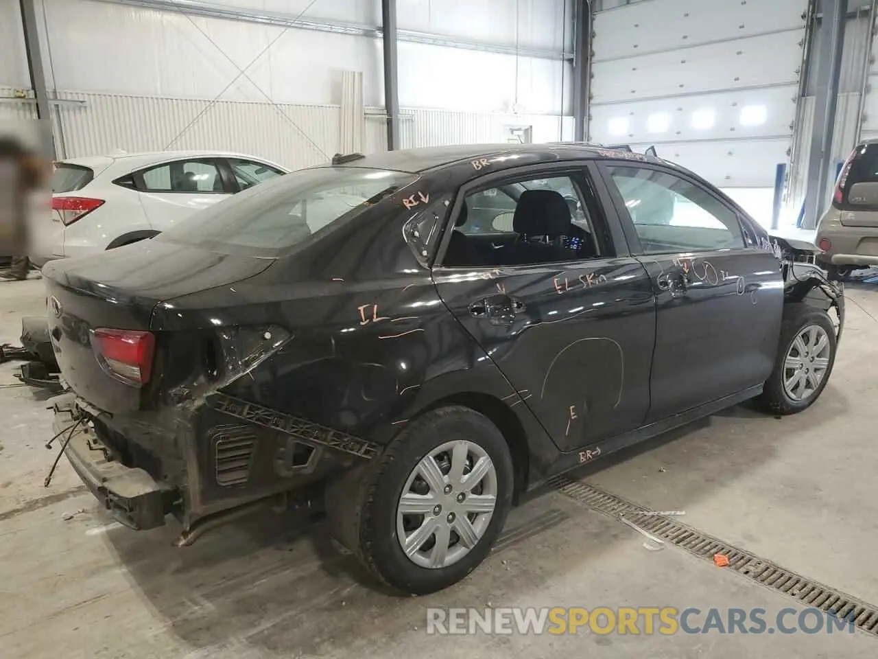 3 Photograph of a damaged car 3KPA24AD9ME394604 KIA RIO 2021