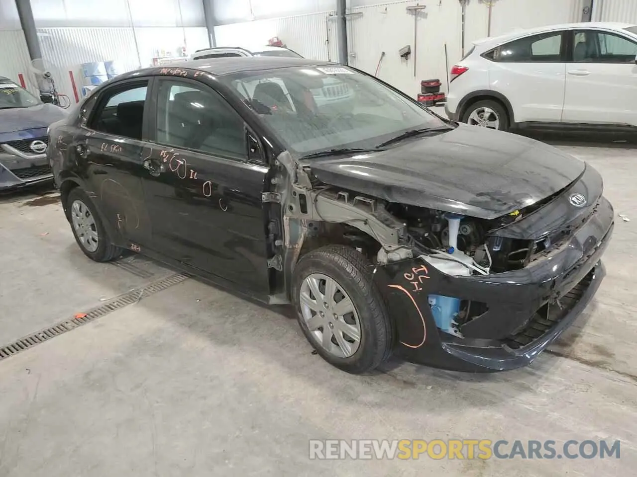 4 Photograph of a damaged car 3KPA24AD9ME394604 KIA RIO 2021