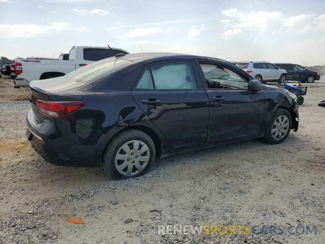 3 Photograph of a damaged car 3KPA24AD9ME396448 KIA RIO 2021