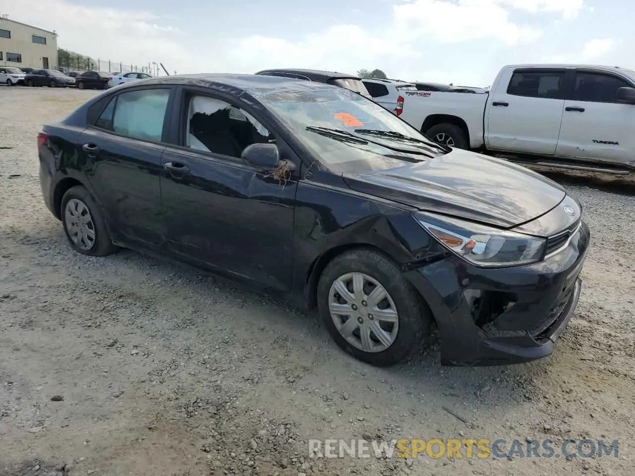 4 Photograph of a damaged car 3KPA24AD9ME396448 KIA RIO 2021