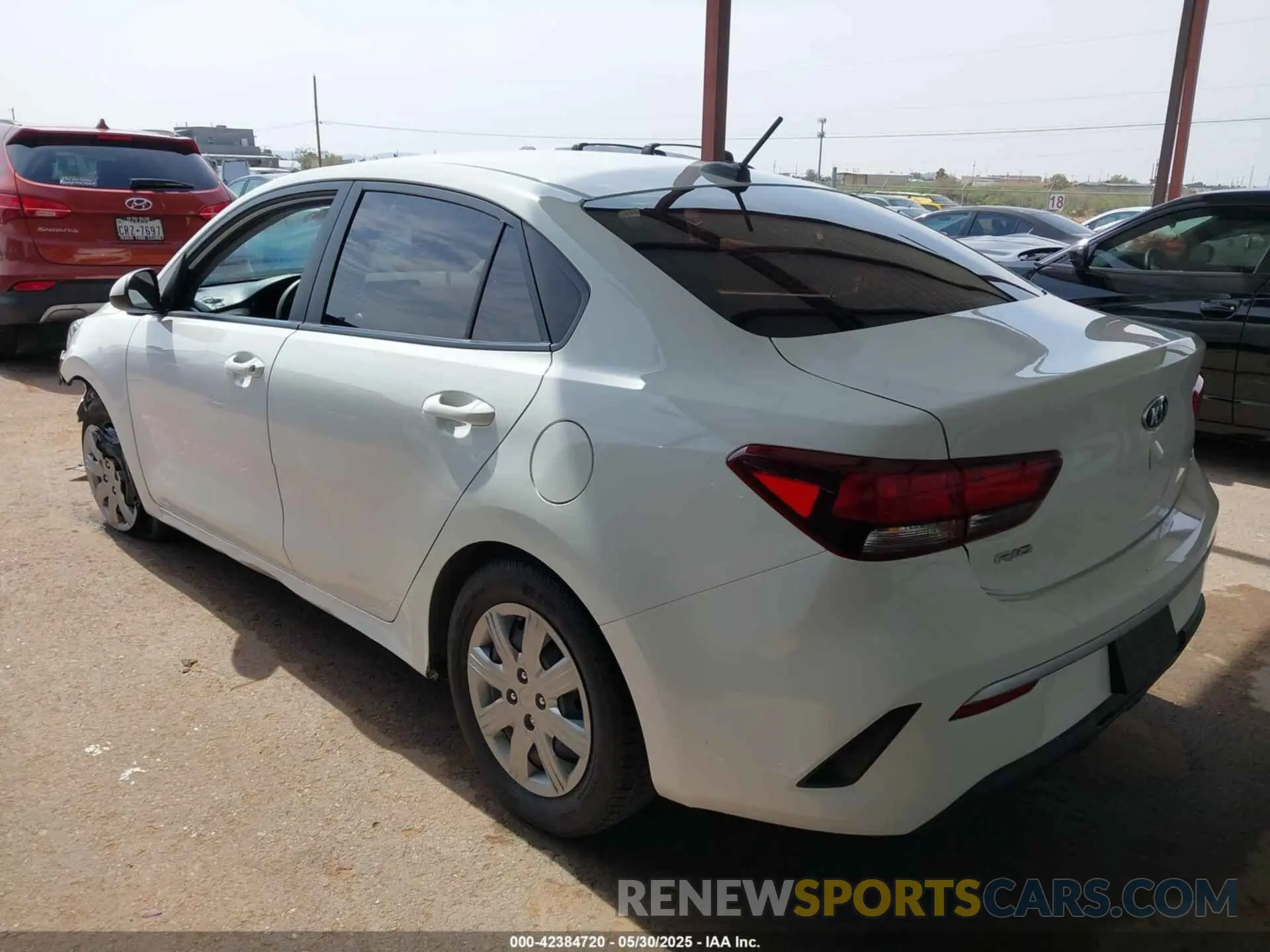 3 Photograph of a damaged car 3KPA24AD9ME400529 KIA RIO 2021