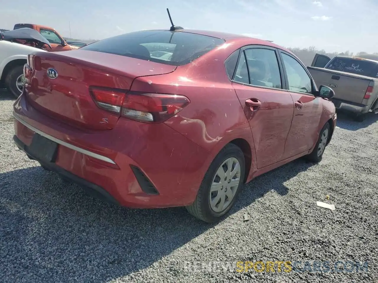 3 Photograph of a damaged car 3KPA24AD9ME403155 KIA RIO 2021