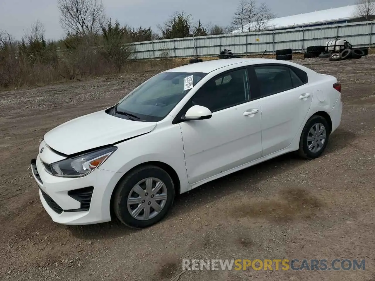 1 Photograph of a damaged car 3KPA24AD9ME414138 KIA RIO 2021