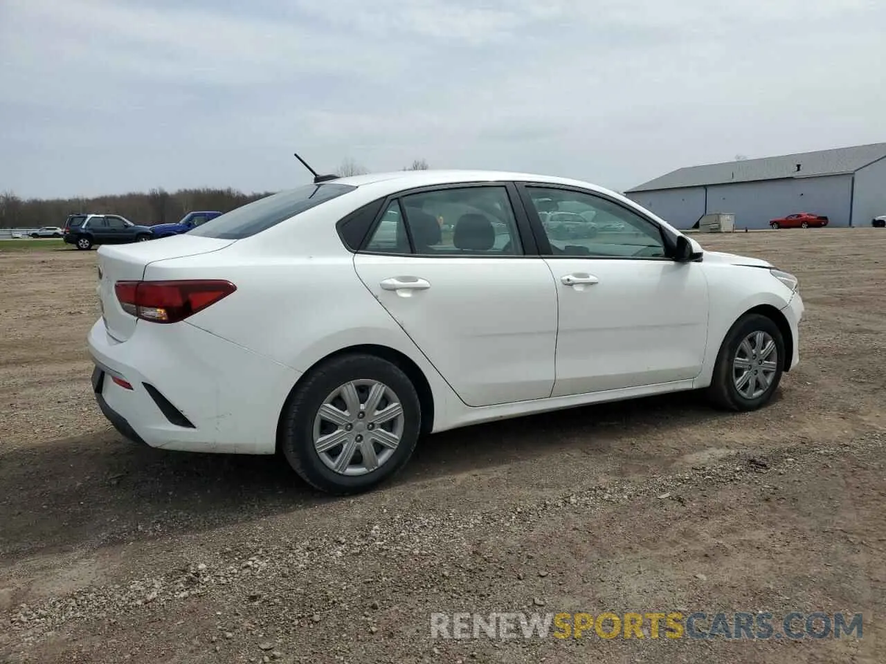 3 Photograph of a damaged car 3KPA24AD9ME414138 KIA RIO 2021