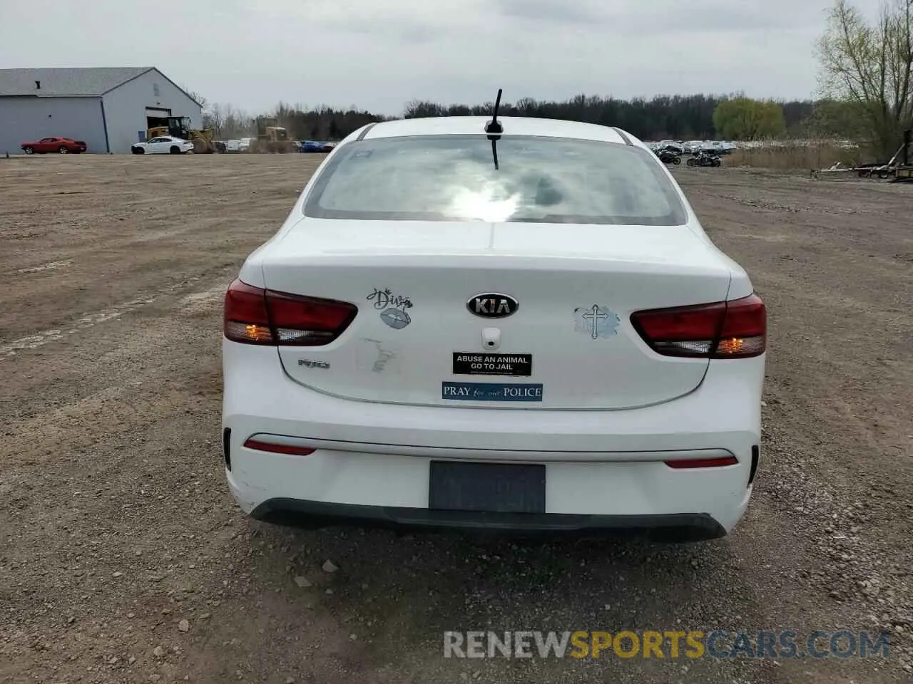 6 Photograph of a damaged car 3KPA24AD9ME414138 KIA RIO 2021