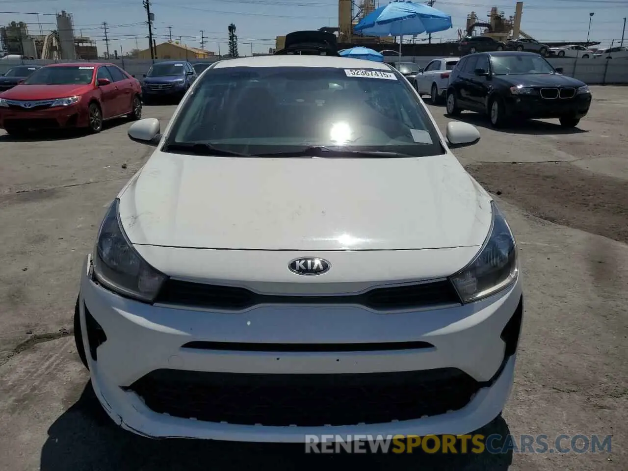 5 Photograph of a damaged car 3KPA24ADXME375737 KIA RIO 2021