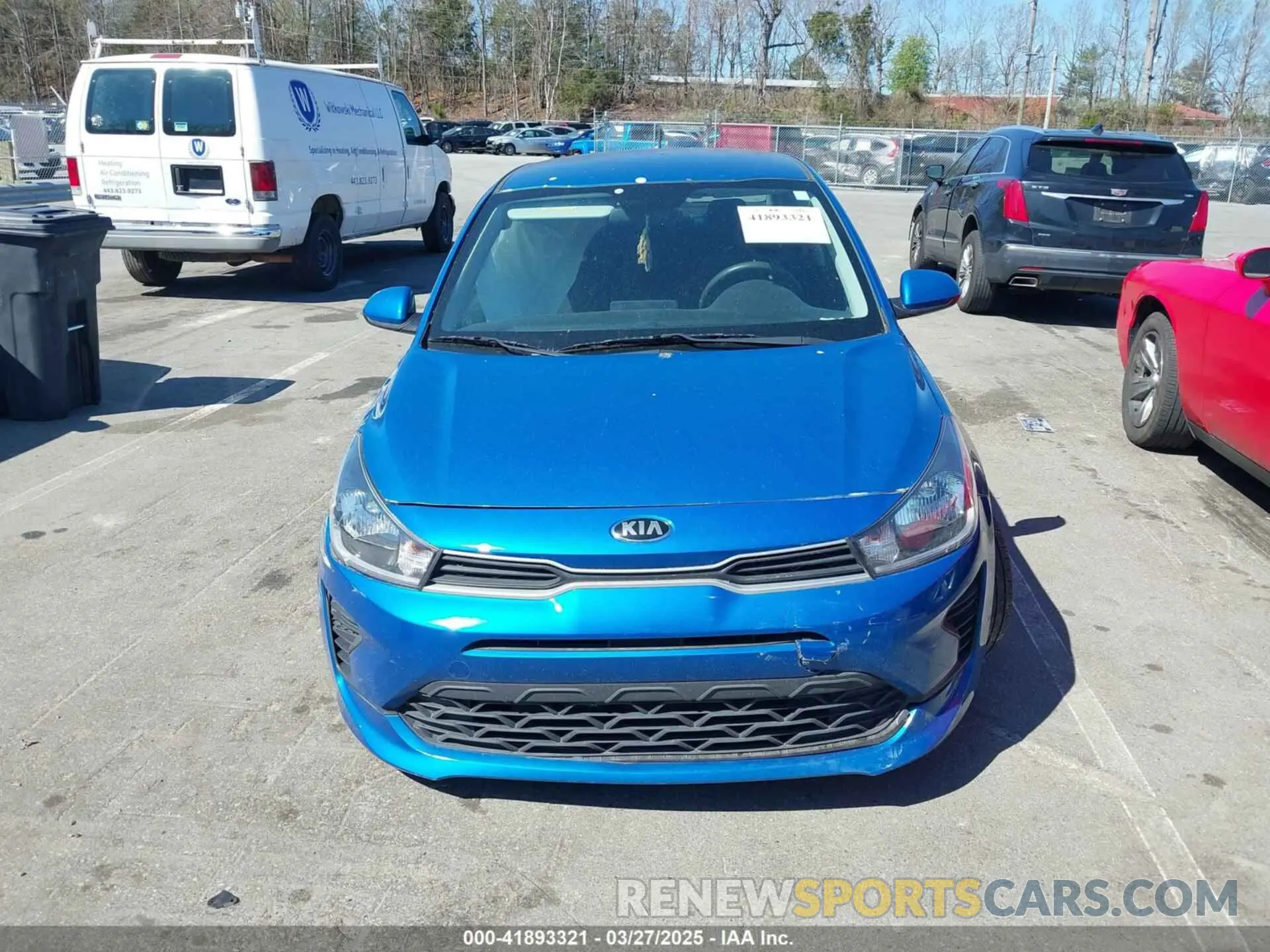 12 Photograph of a damaged car 3KPA24ADXME392599 KIA RIO 2021