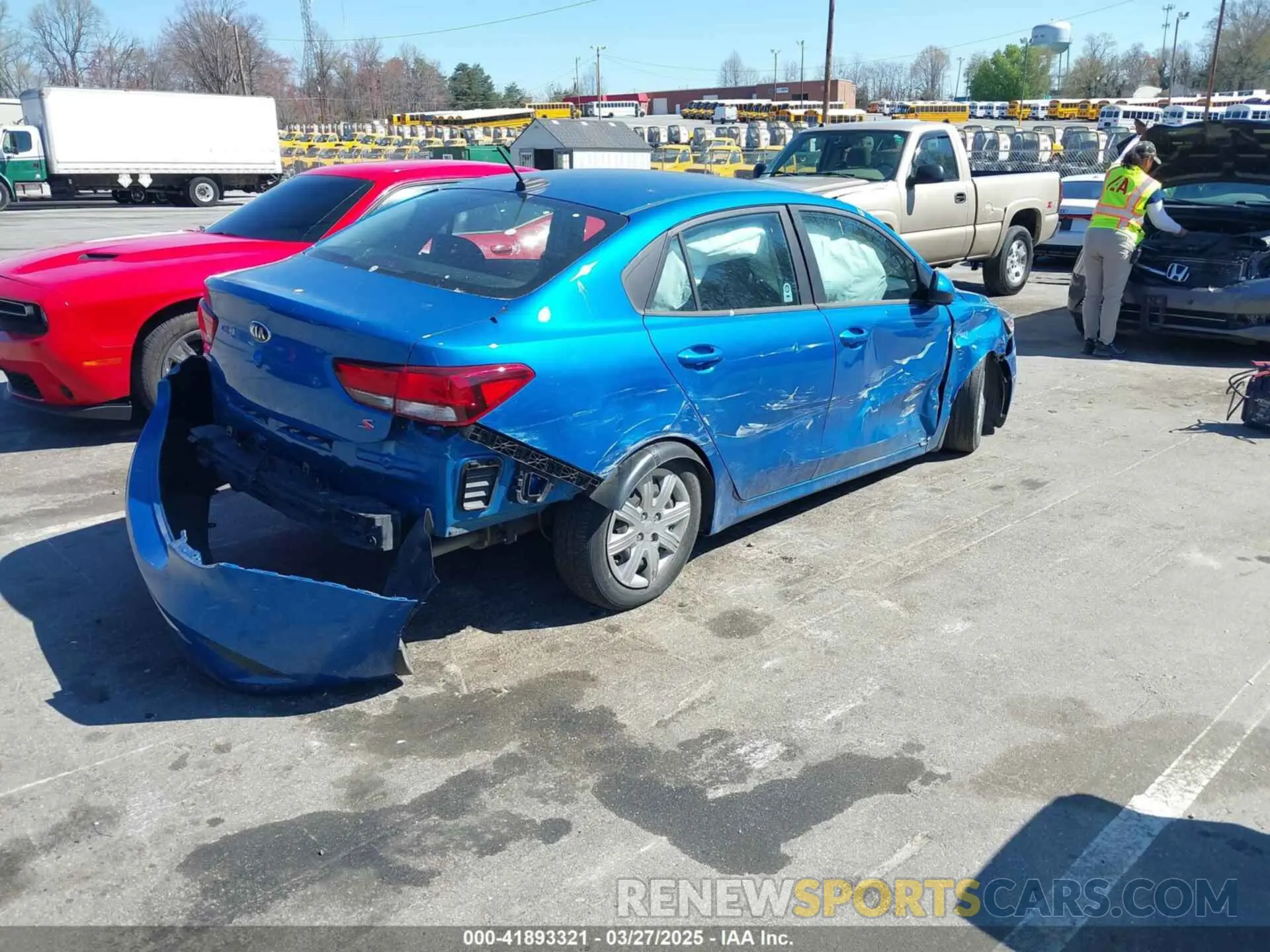 4 Photograph of a damaged car 3KPA24ADXME392599 KIA RIO 2021