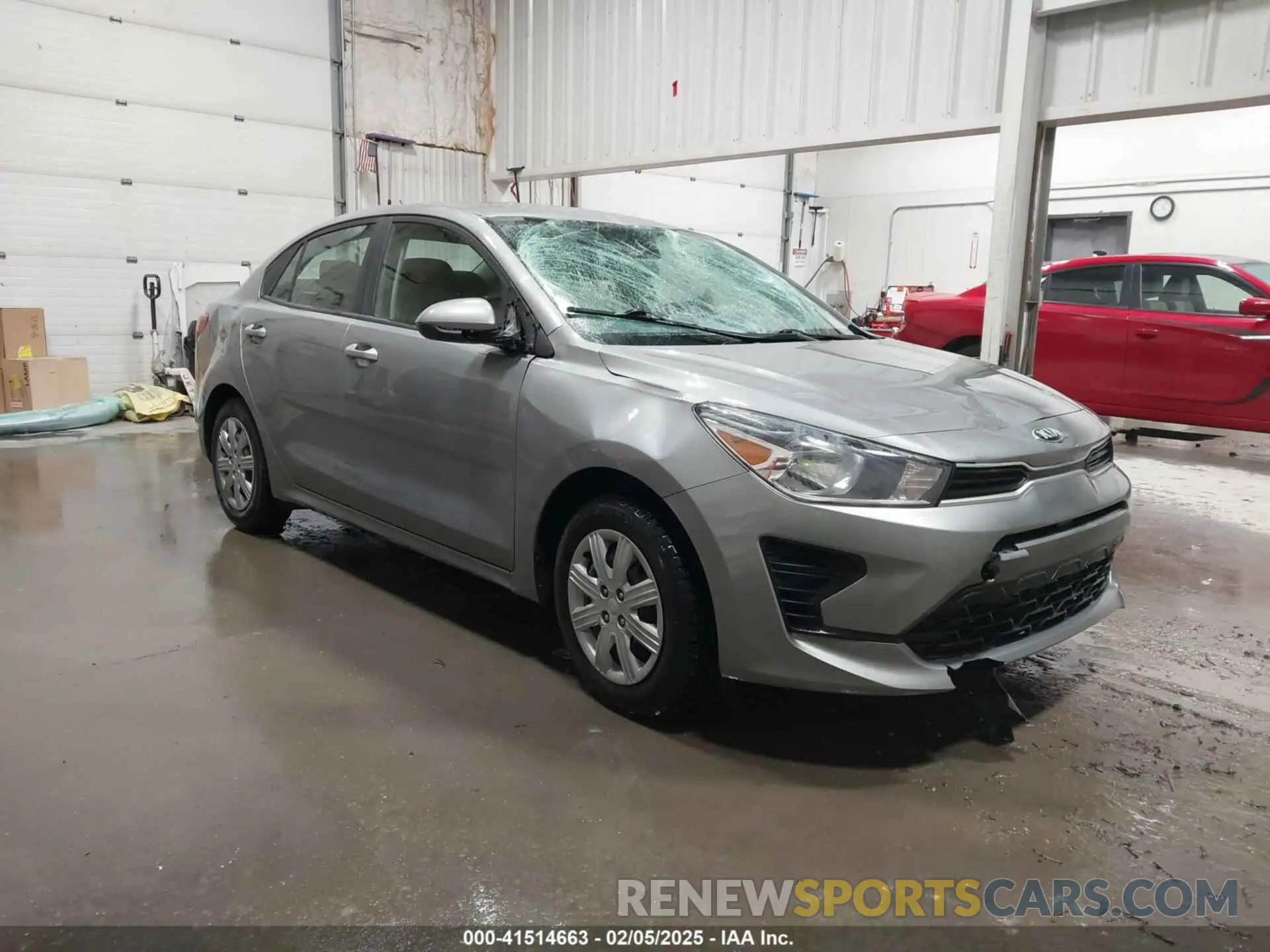 1 Photograph of a damaged car 3KPA24ADXME401981 KIA RIO 2021