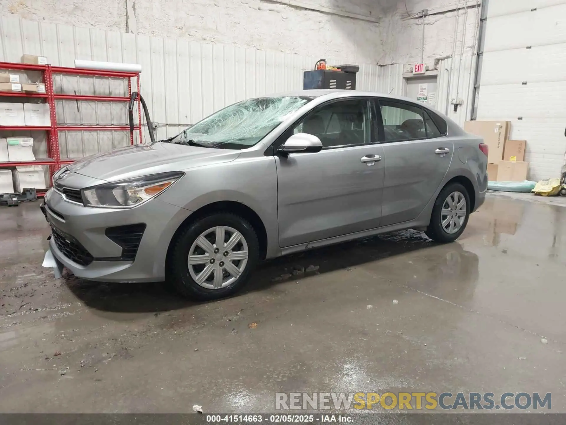 2 Photograph of a damaged car 3KPA24ADXME401981 KIA RIO 2021
