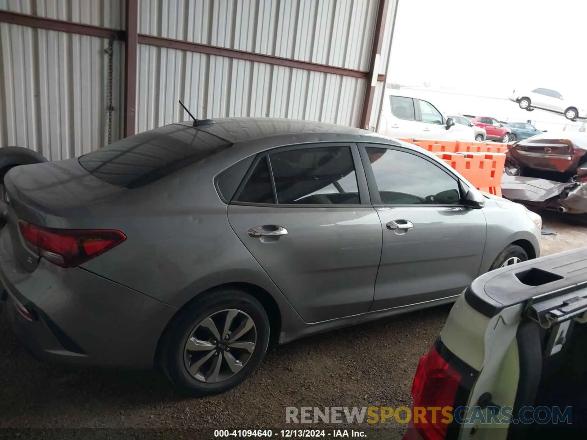 13 Photograph of a damaged car 3KPA24ADXME406680 KIA RIO 2021