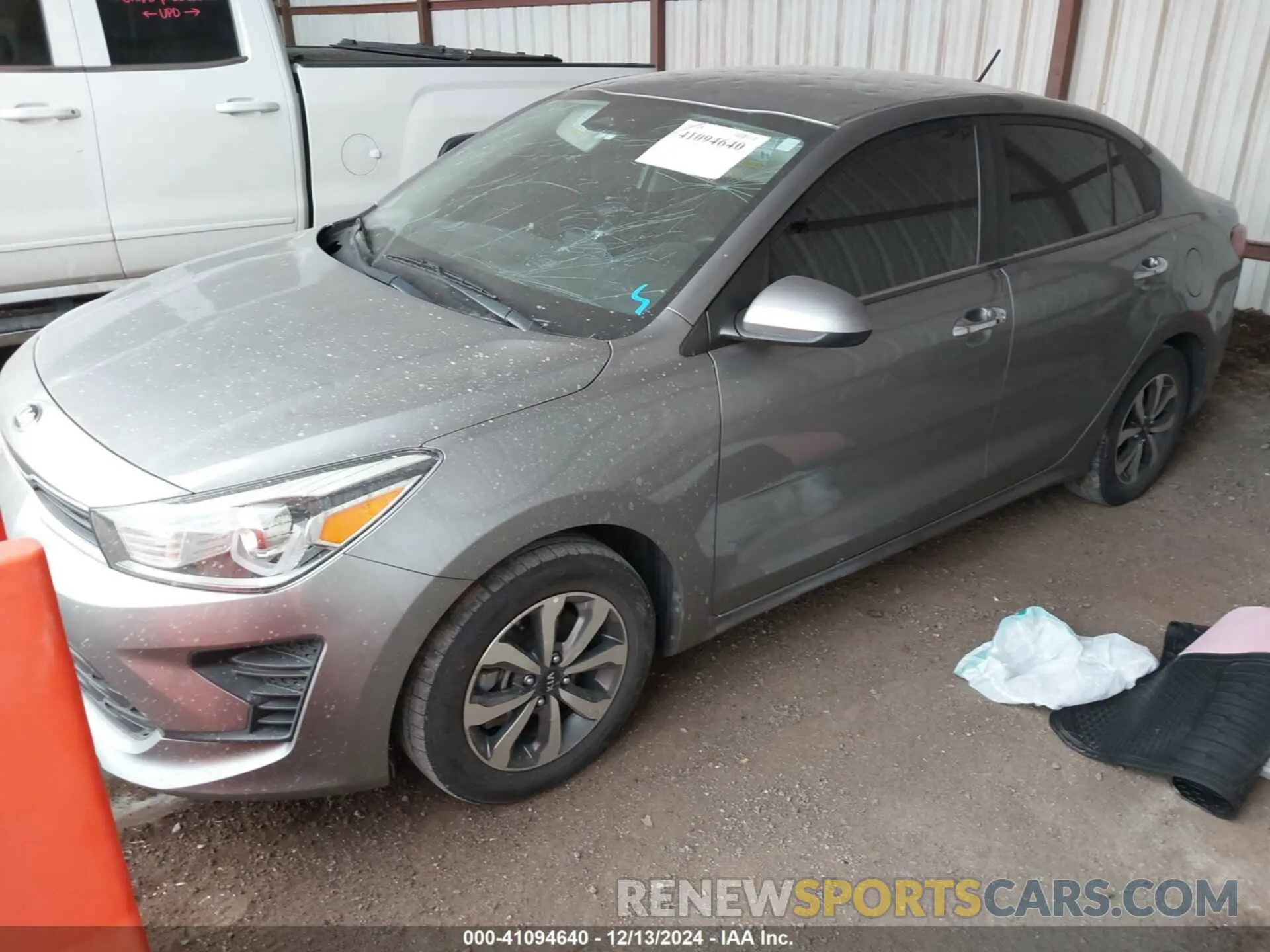 2 Photograph of a damaged car 3KPA24ADXME406680 KIA RIO 2021