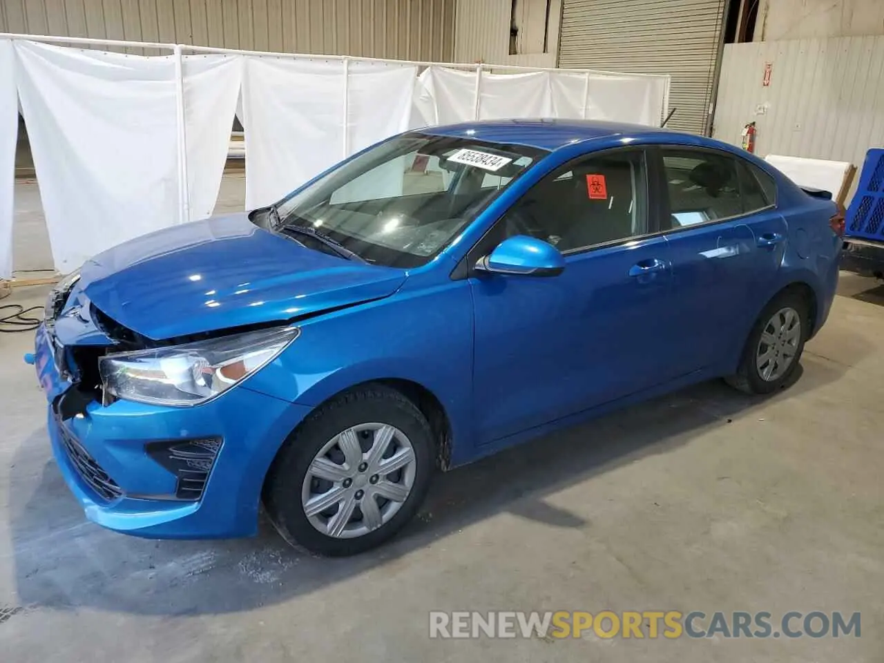 1 Photograph of a damaged car 3KPA24ADXME422202 KIA RIO 2021